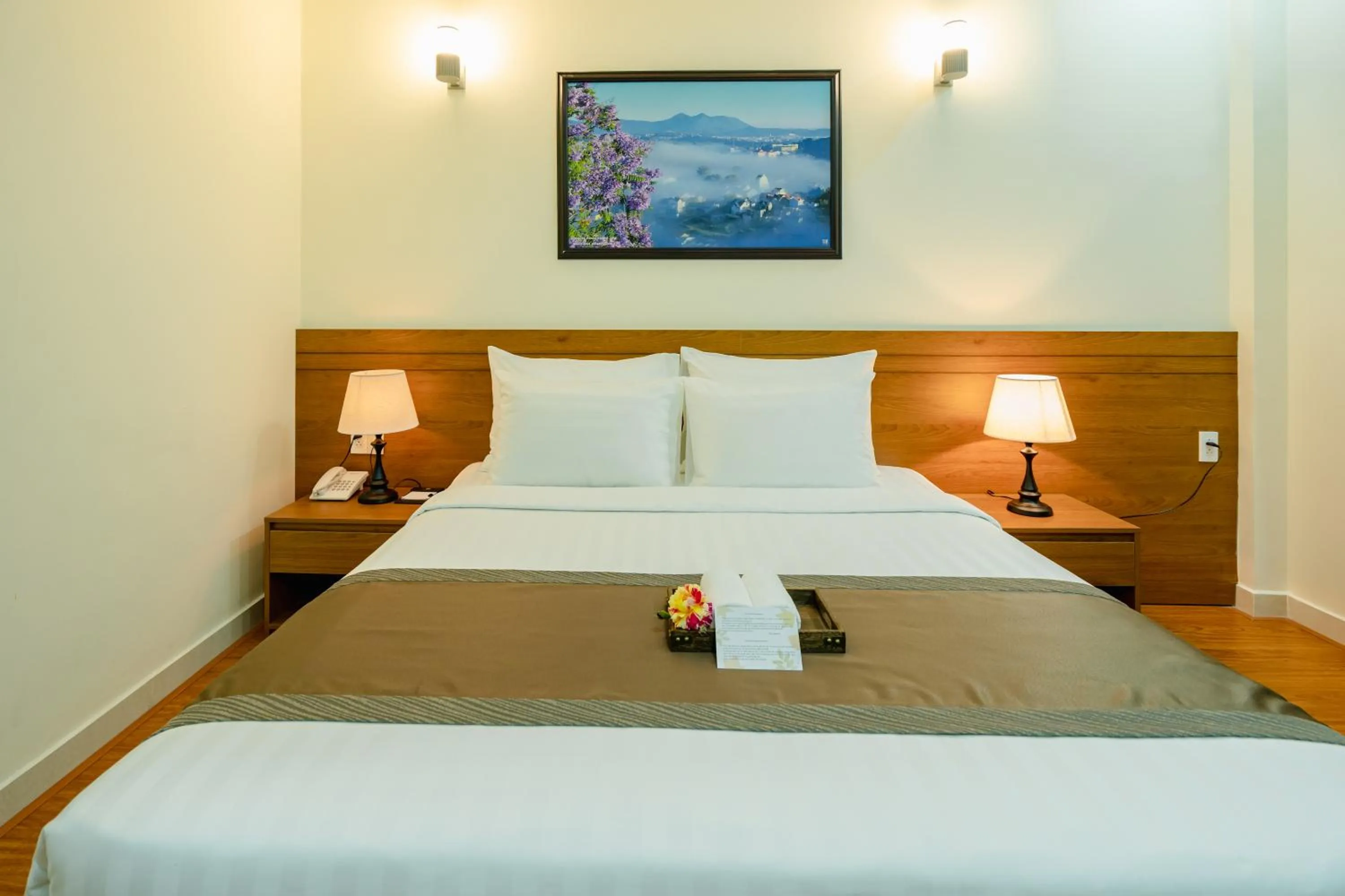 Bedroom, Bed in Bombo DaLat Hotel