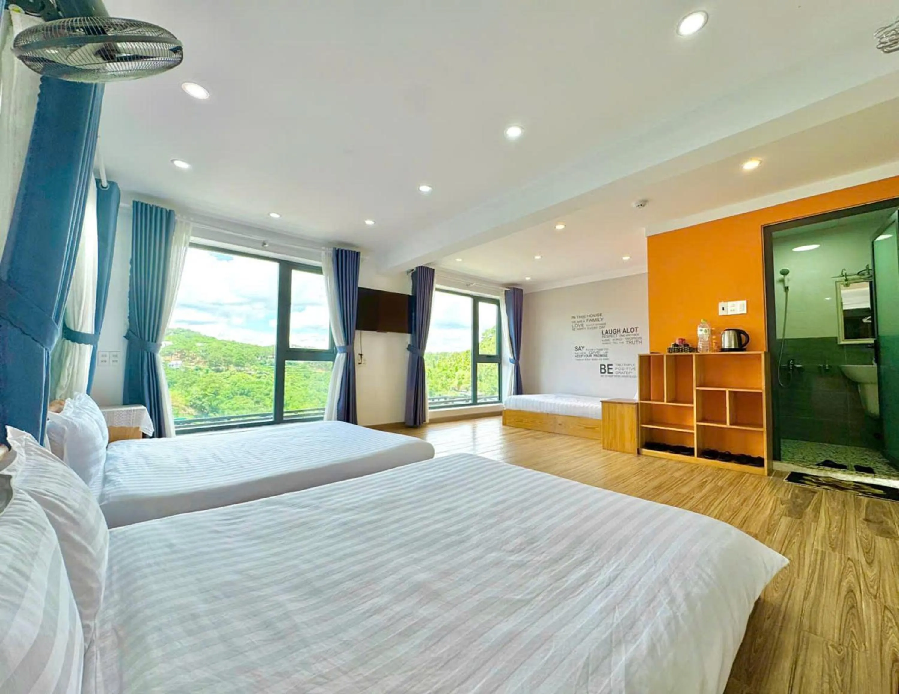 Bedroom, Bed in Pine Forest House Dalat