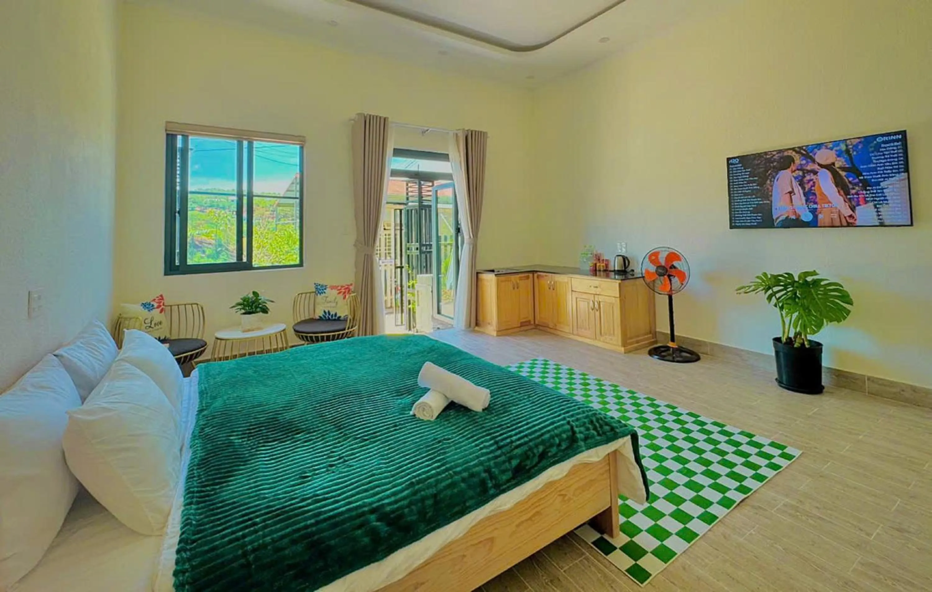 Bedroom, Bed in Pine Forest House Dalat