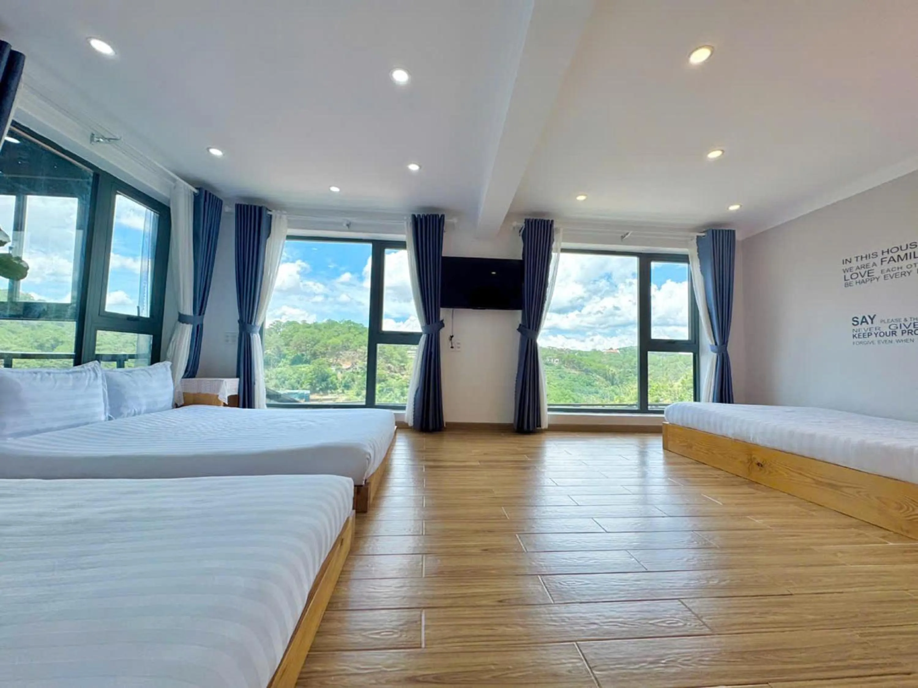 Photo of the whole room, Bed in Pine Forest House Dalat