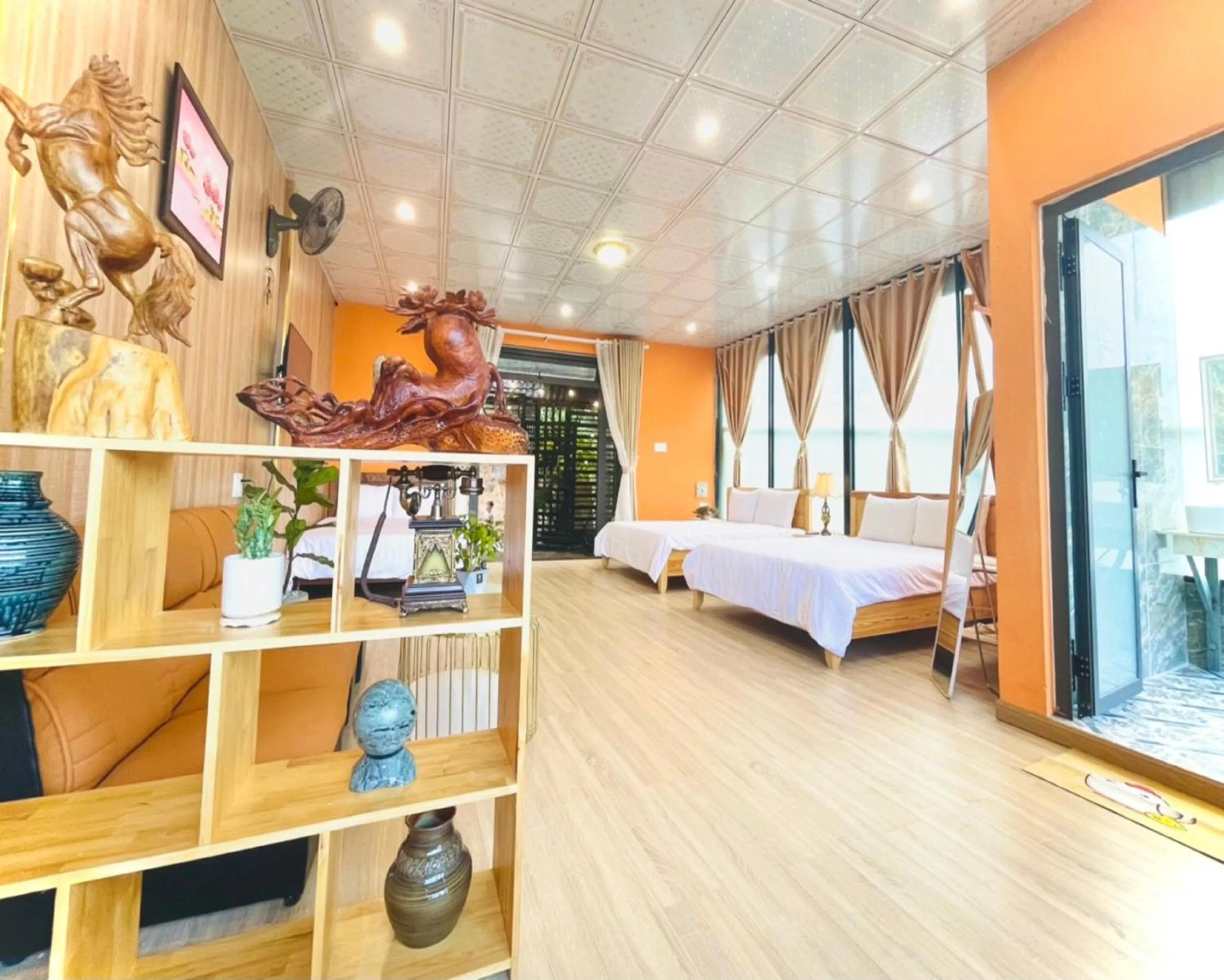 Photo of the whole room, Bed in Pine Forest House Dalat