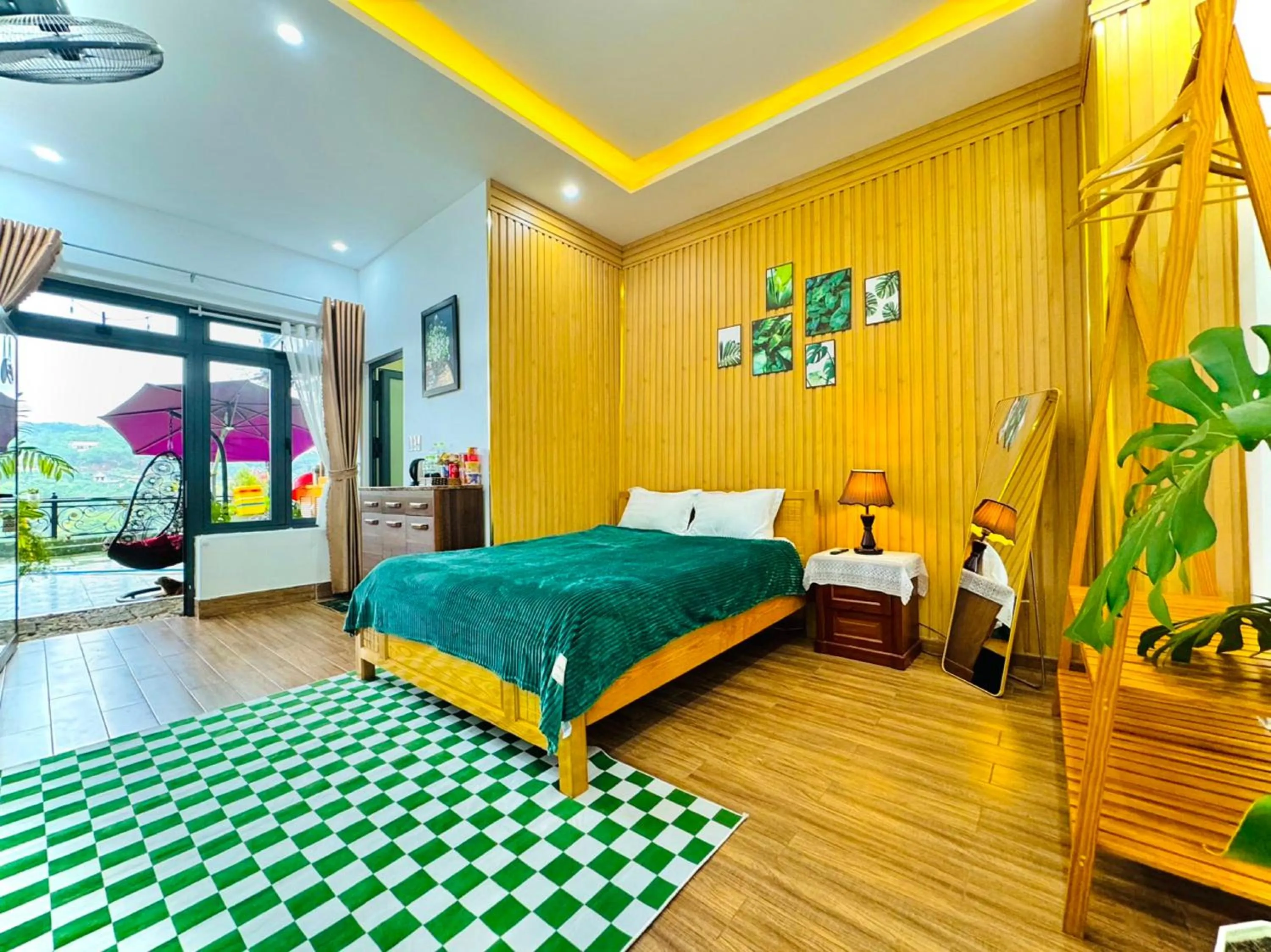 Bedroom, Bed in Pine Forest House Dalat