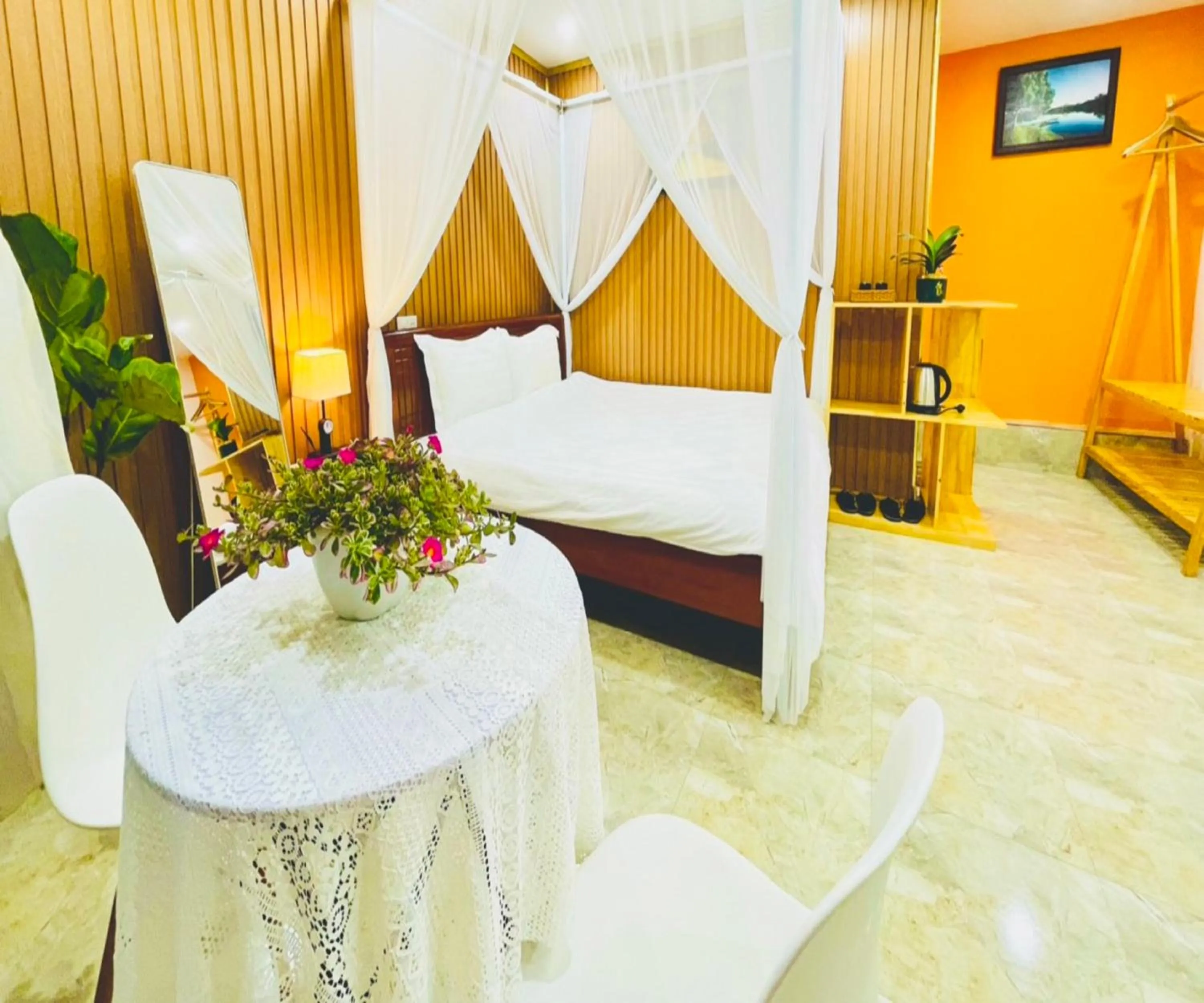 Bedroom, Bed in Pine Forest House Dalat