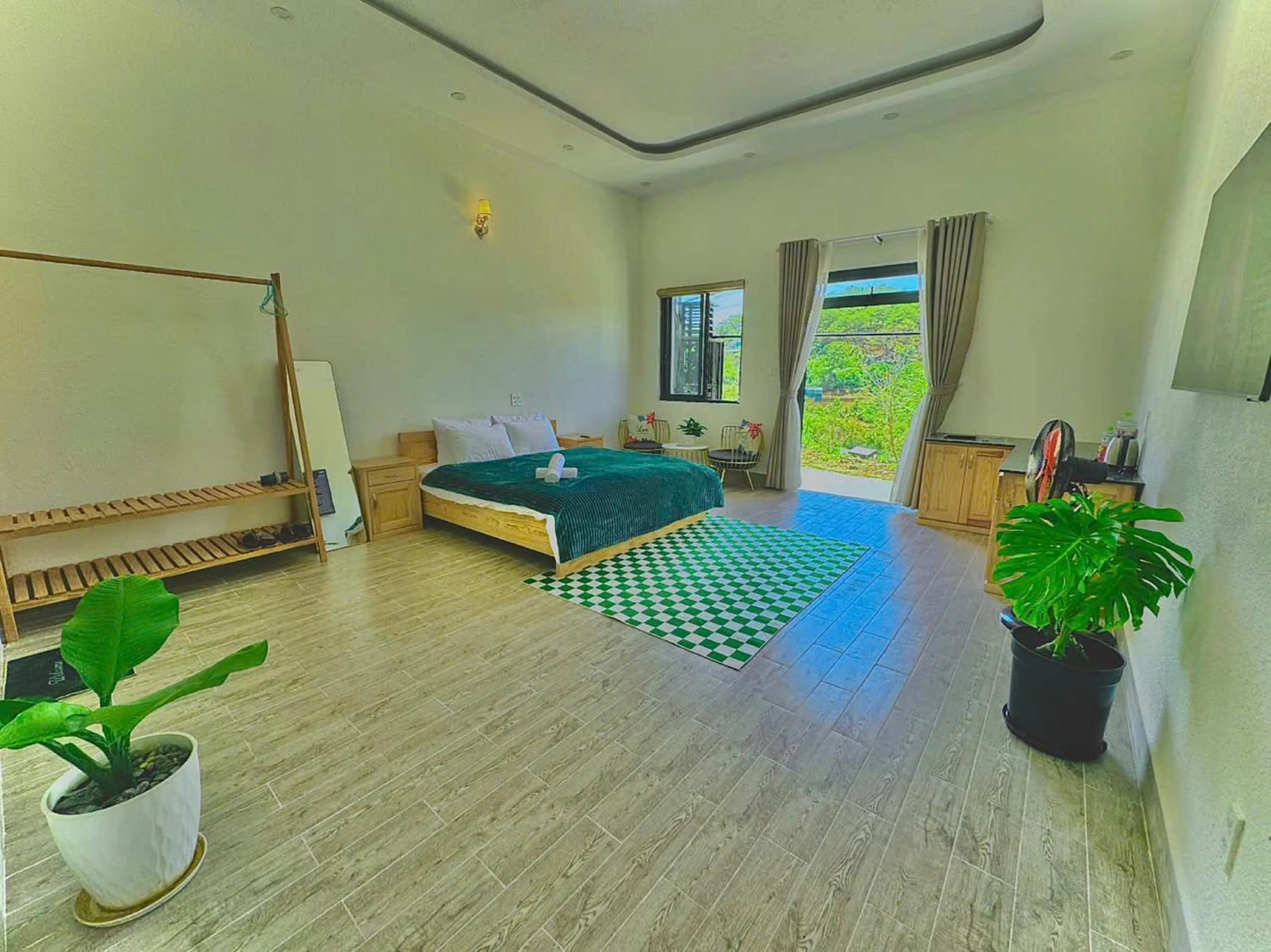 Photo of the whole room, Bed in Pine Forest House Dalat