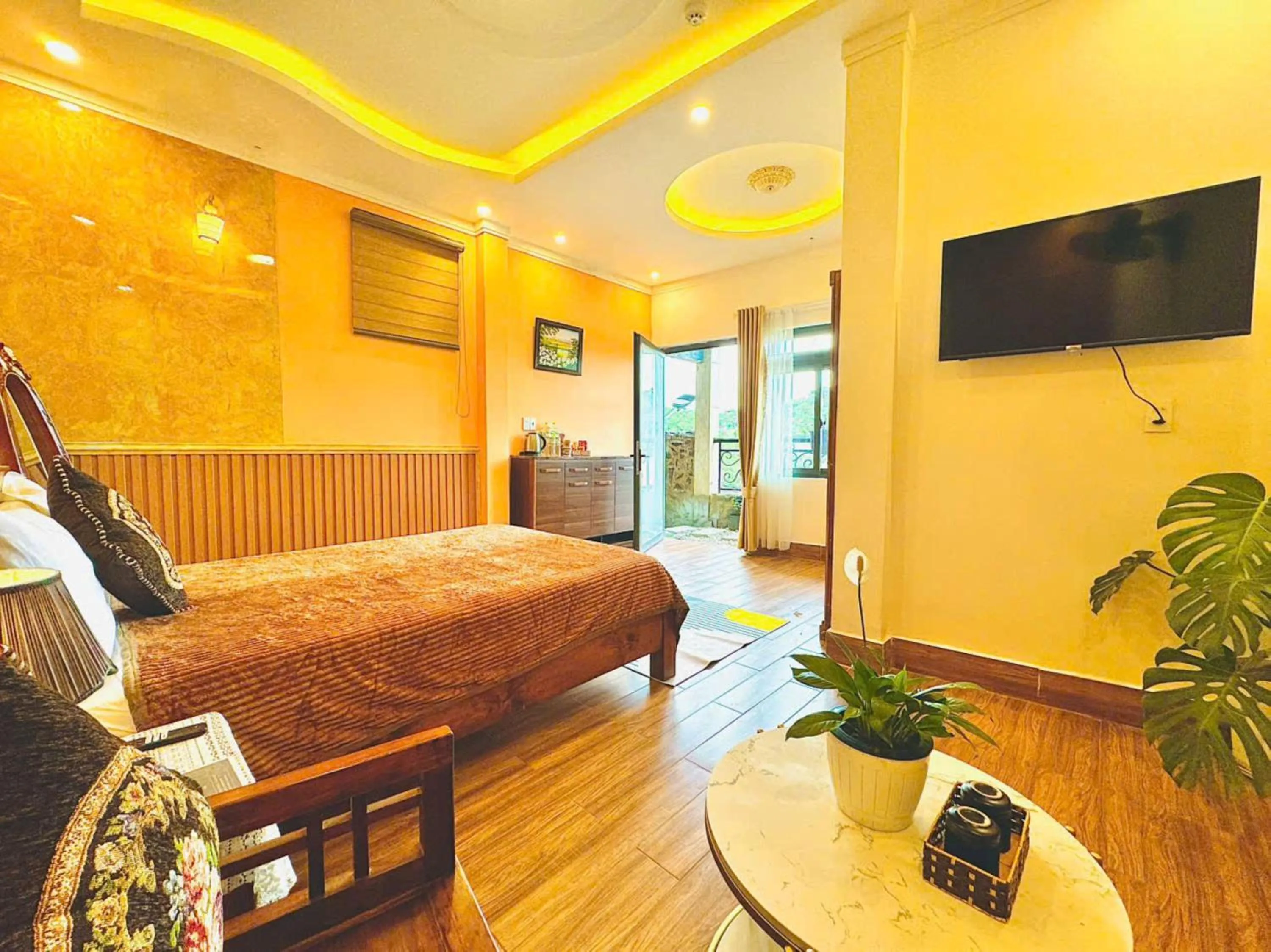 Bedroom, Bed in Pine Forest House Dalat