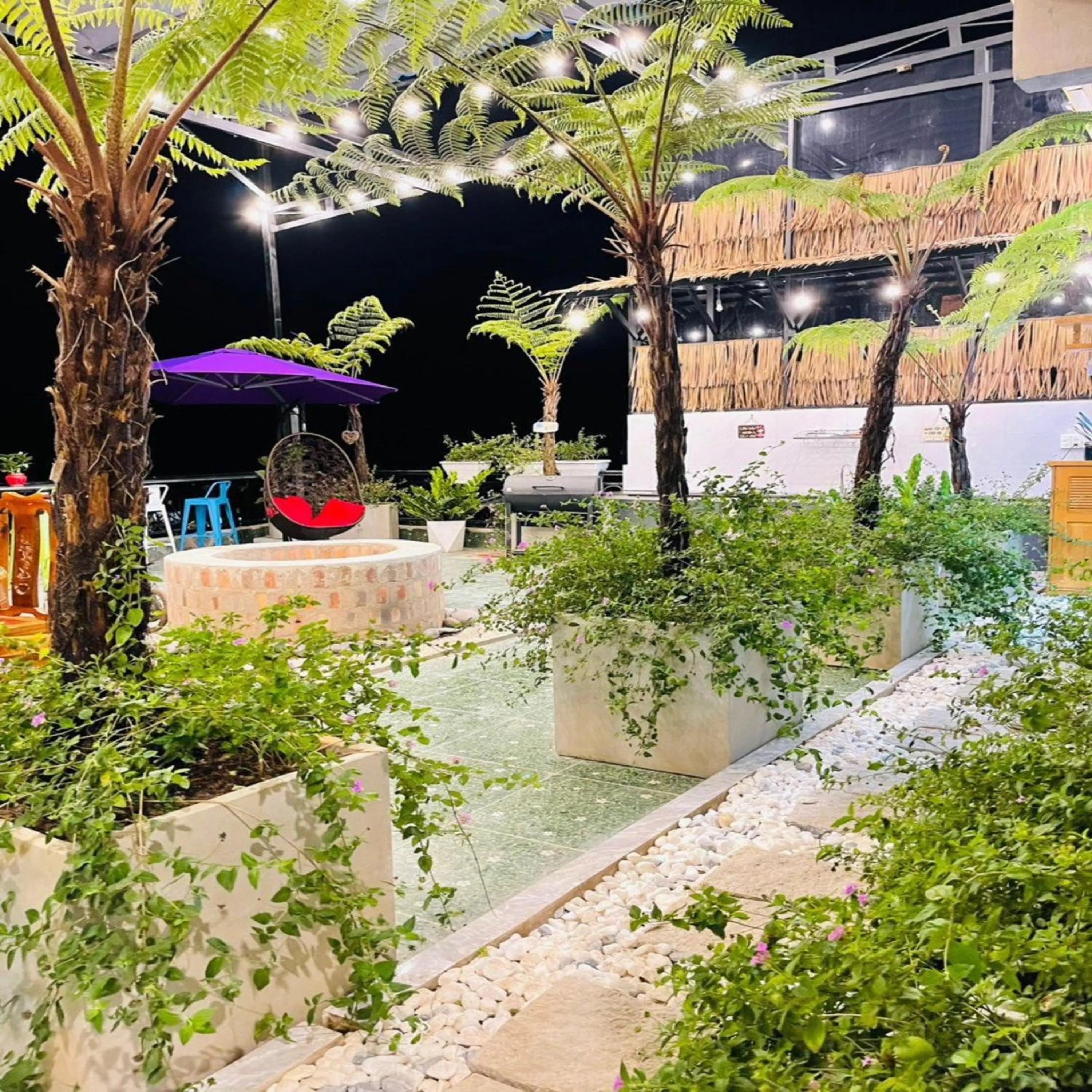 Garden in Pine Forest House Dalat