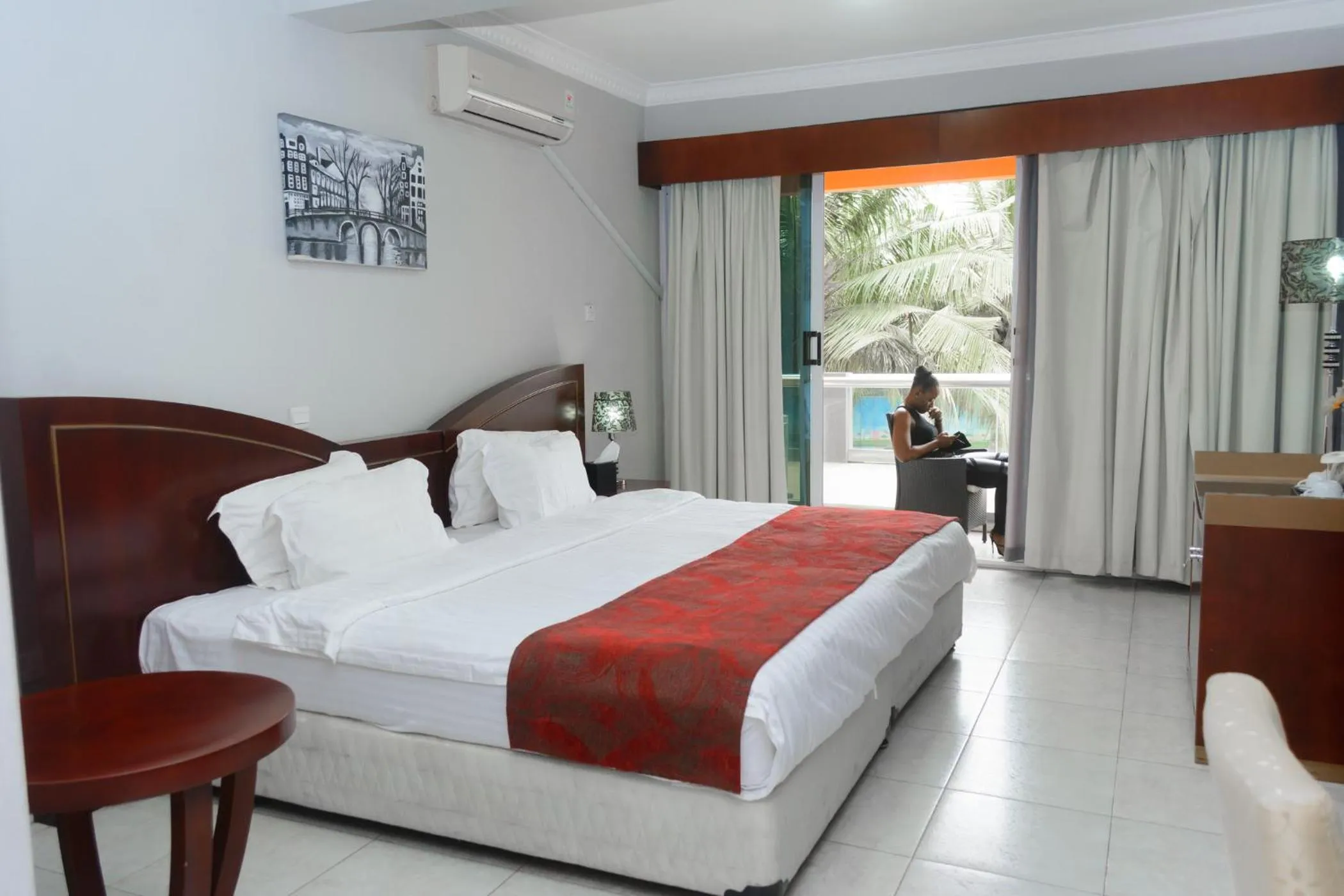 View (from property/room), Bed in Mendiata Hotel