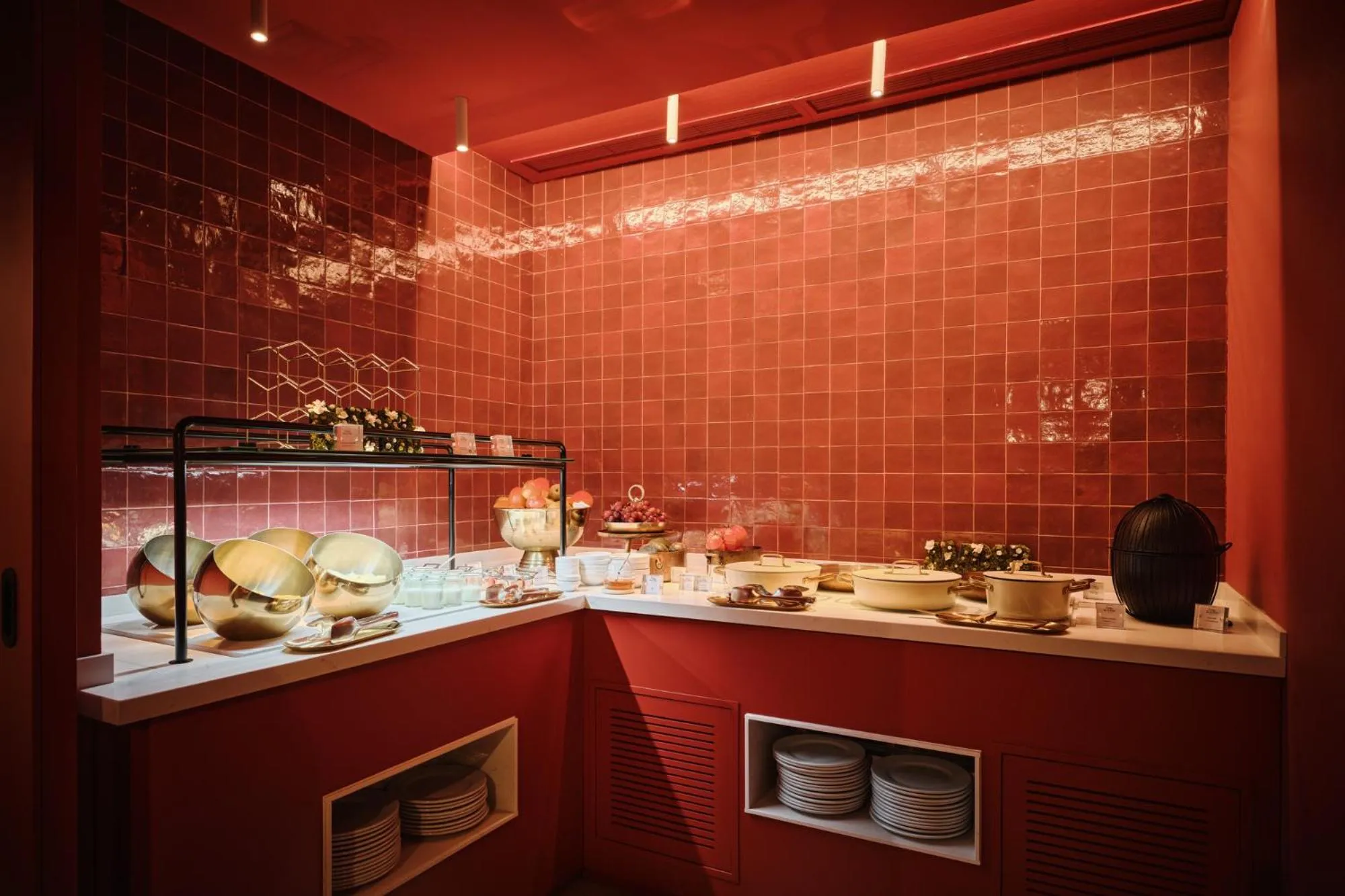 Buffet breakfast in Hospes Palau de La Mar, Valencia, a Member of Design Hotels