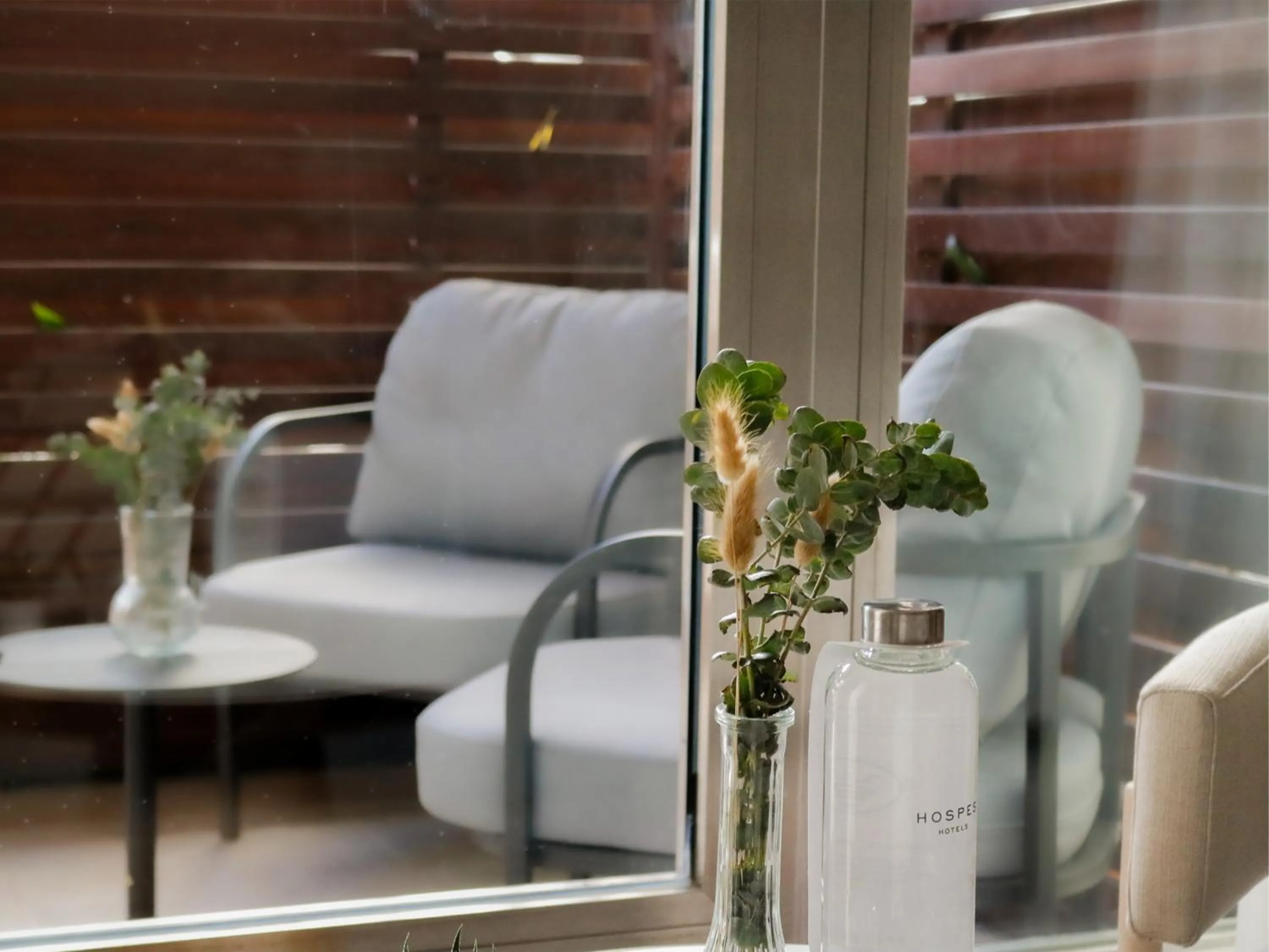 Balcony/Terrace in Hospes Palau de La Mar, Valencia, a Member of Design Hotels