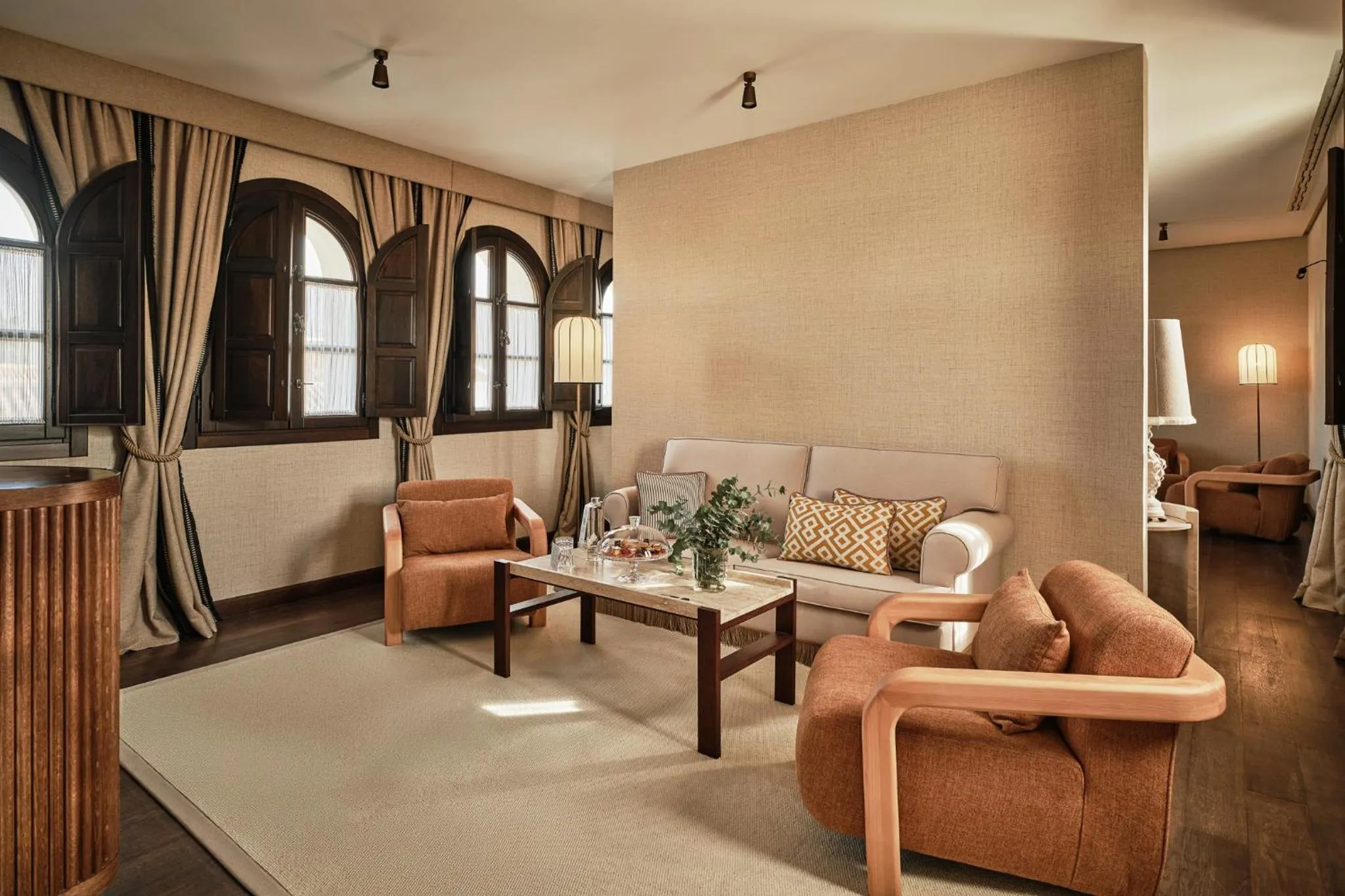 Seating area in Hospes Palacio del Bailio, a Member of Design Hotels