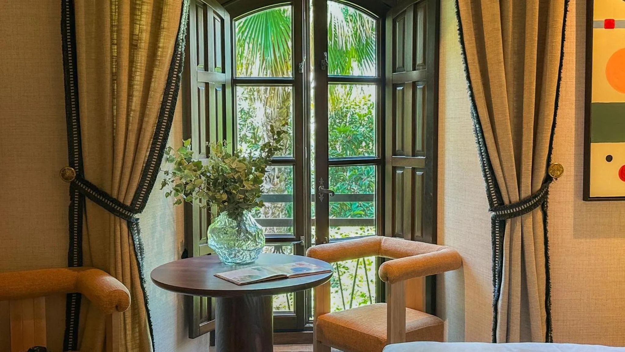 Garden view in Hospes Palacio del Bailio, a Member of Design Hotels