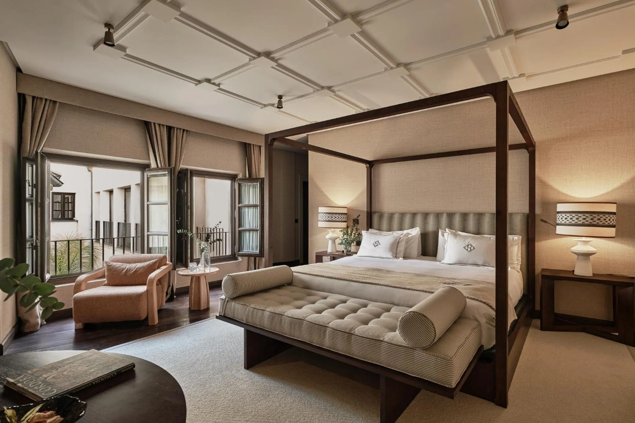 Bed in Hospes Palacio del Bailio, a Member of Design Hotels