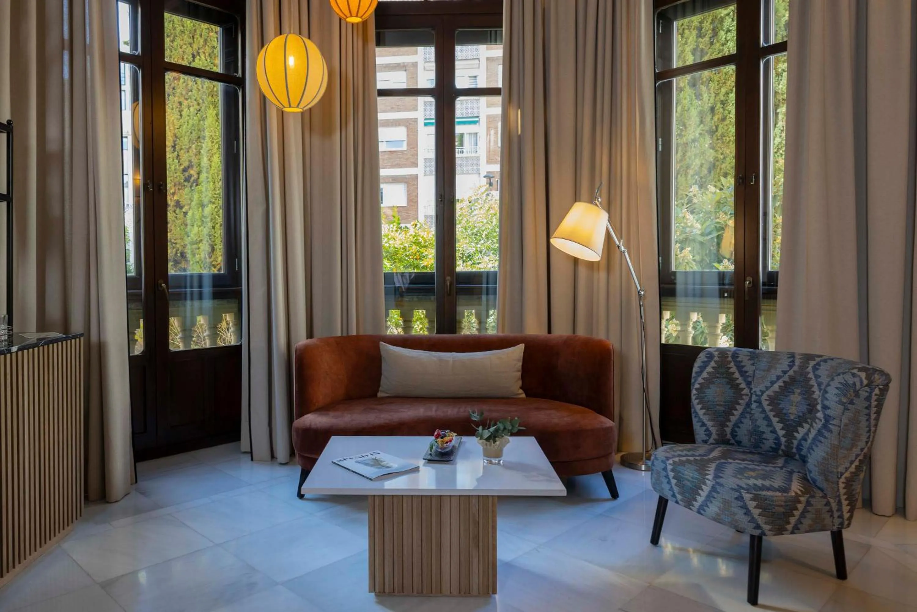 Living room in Hospes Palacio de los Patos, a Member of Design Hotels