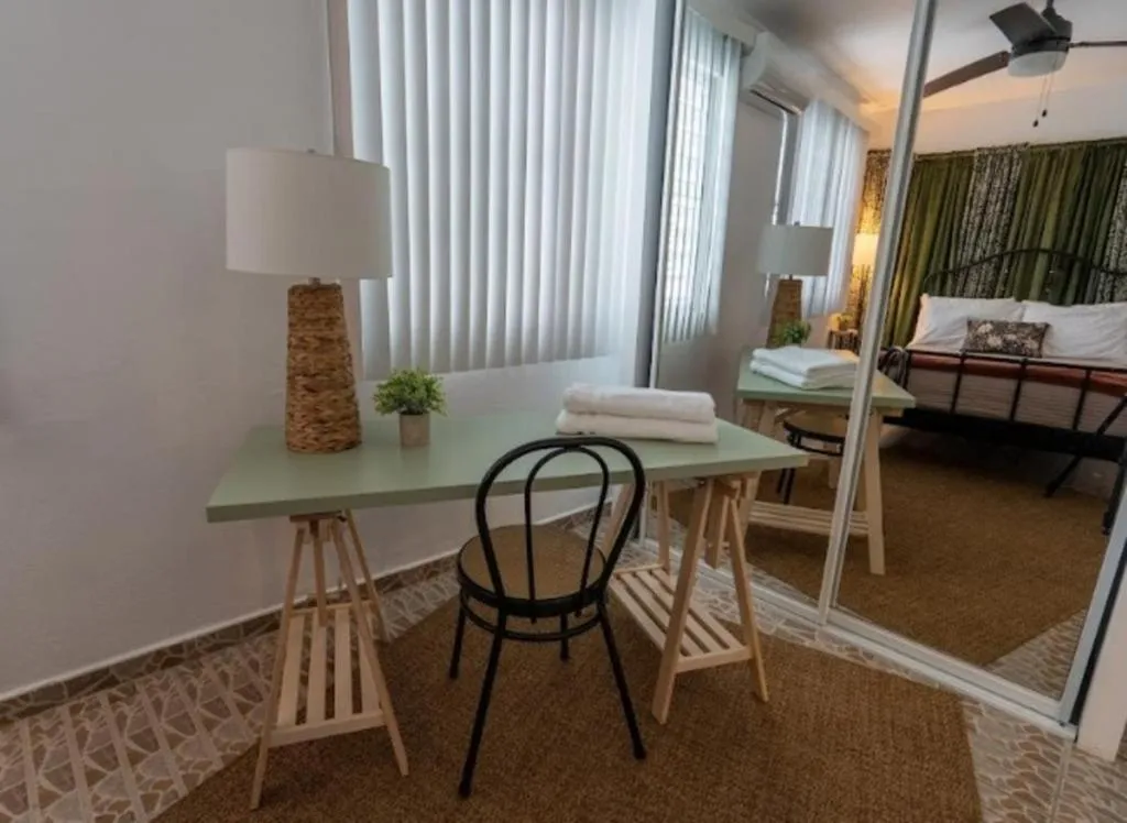 Bed in El Flamingo Beach Club