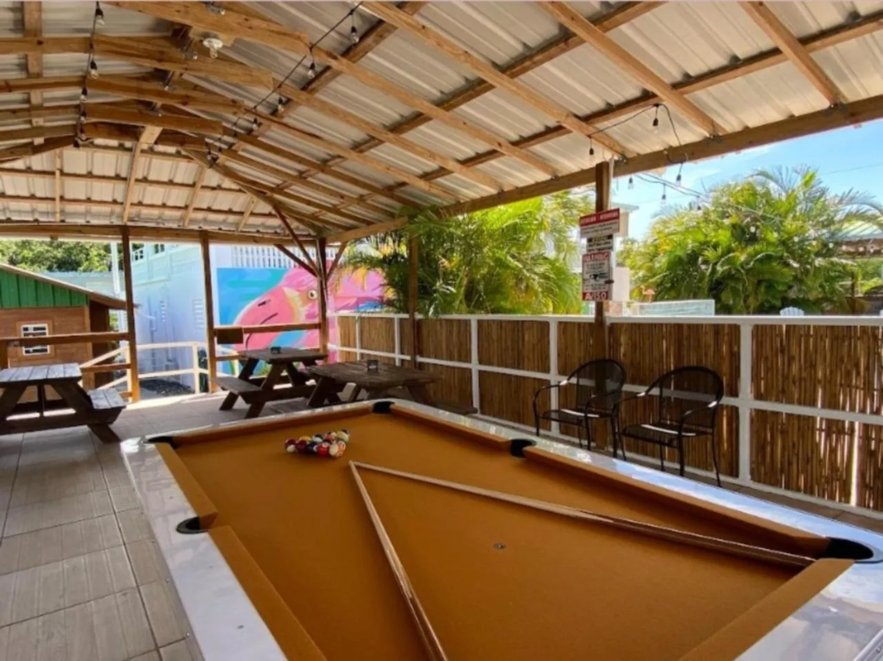 Off site in El Flamingo Beach Club