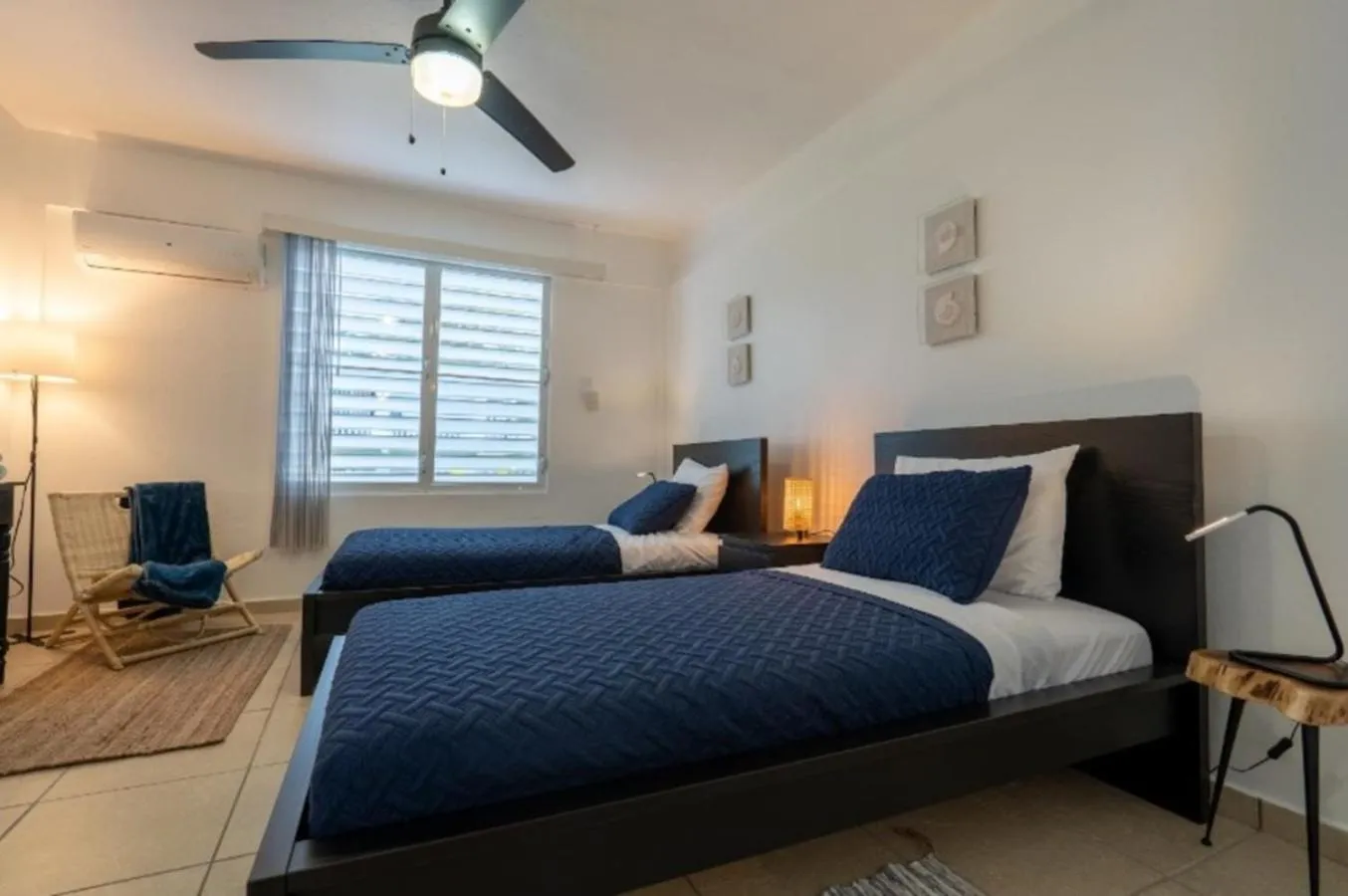 Bed in El Flamingo Beach Club