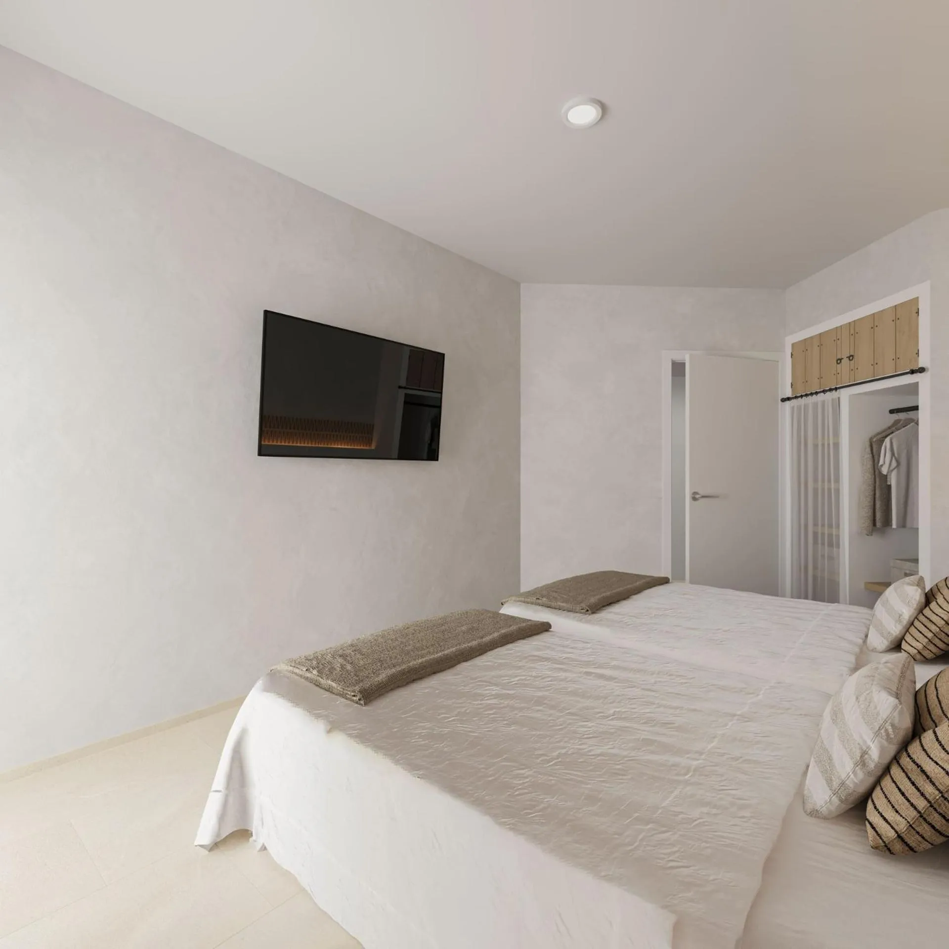 Bed in Aparthotel Tropic Garden