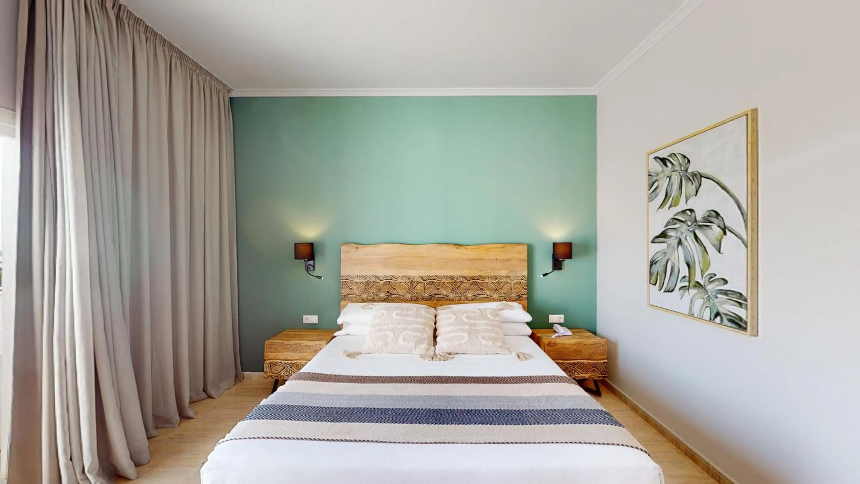 Bedroom, Bed in Garden Playanatural - Adults Only