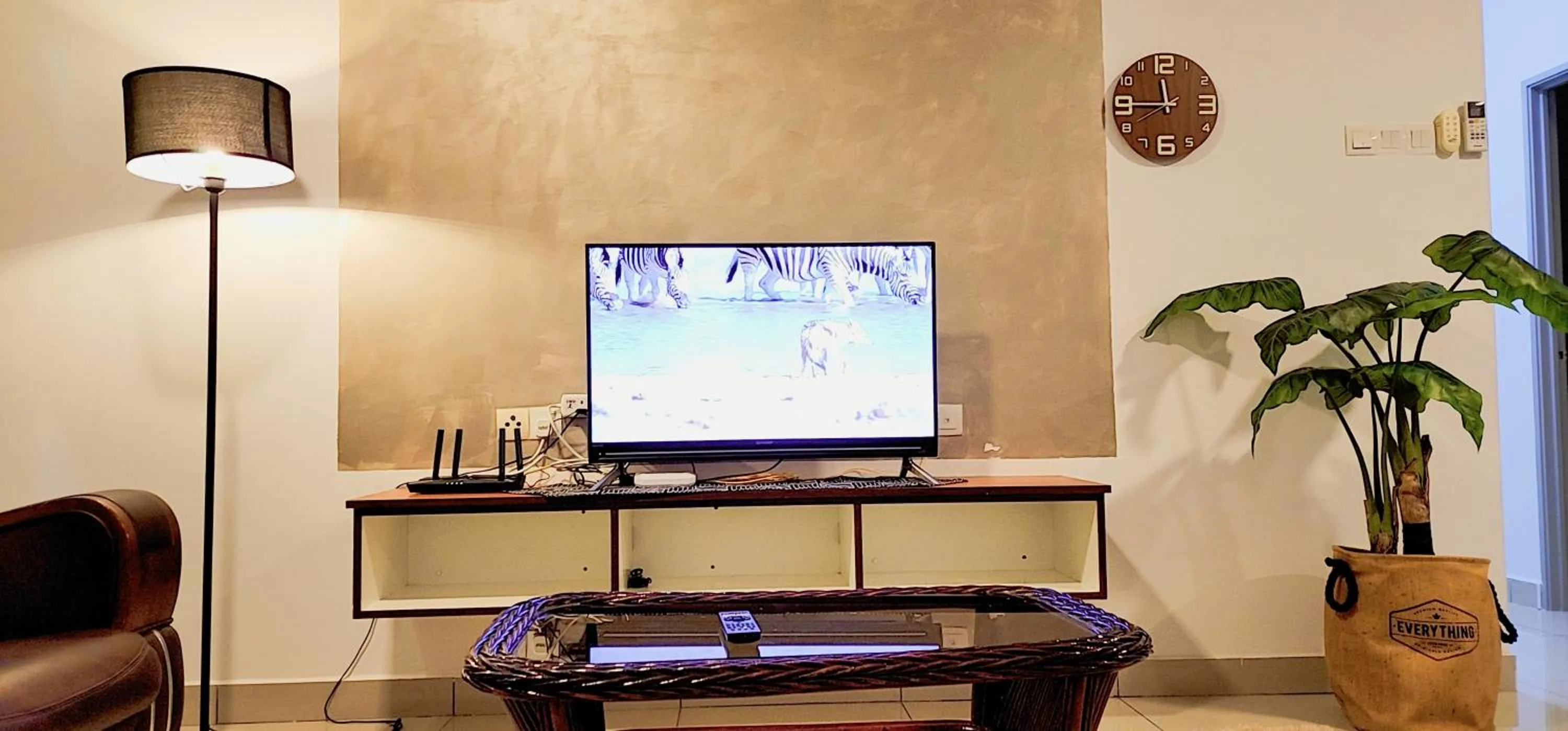 TV and multimedia in Putrajaya Dwiputra Residences, Fully Air-Con 3BR Homestay