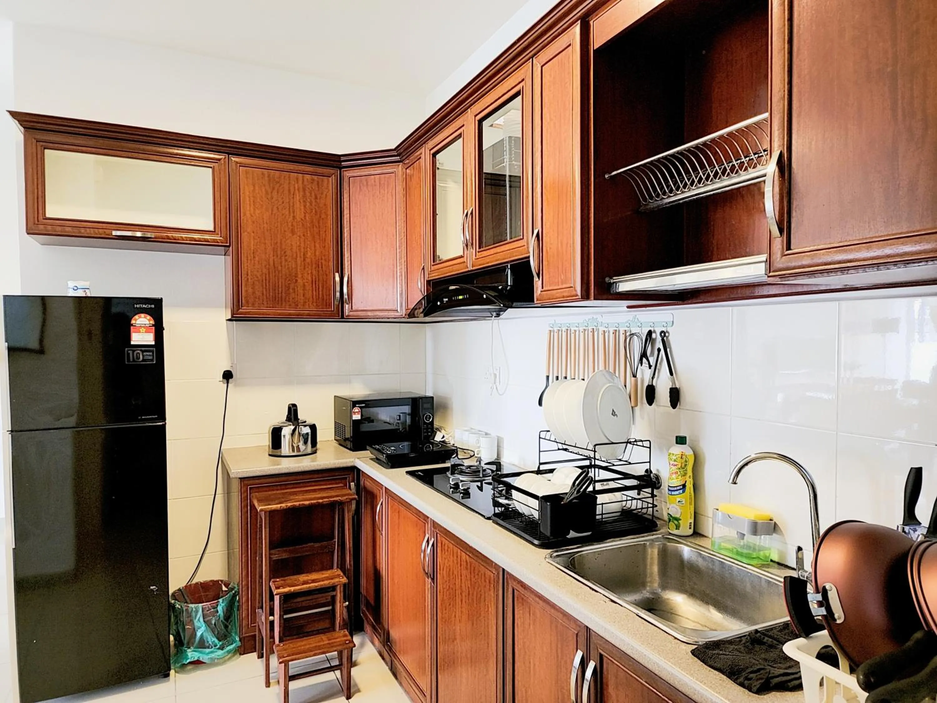 kitchen in Putrajaya Dwiputra Residences, Fully Air-Con 3BR Homestay
