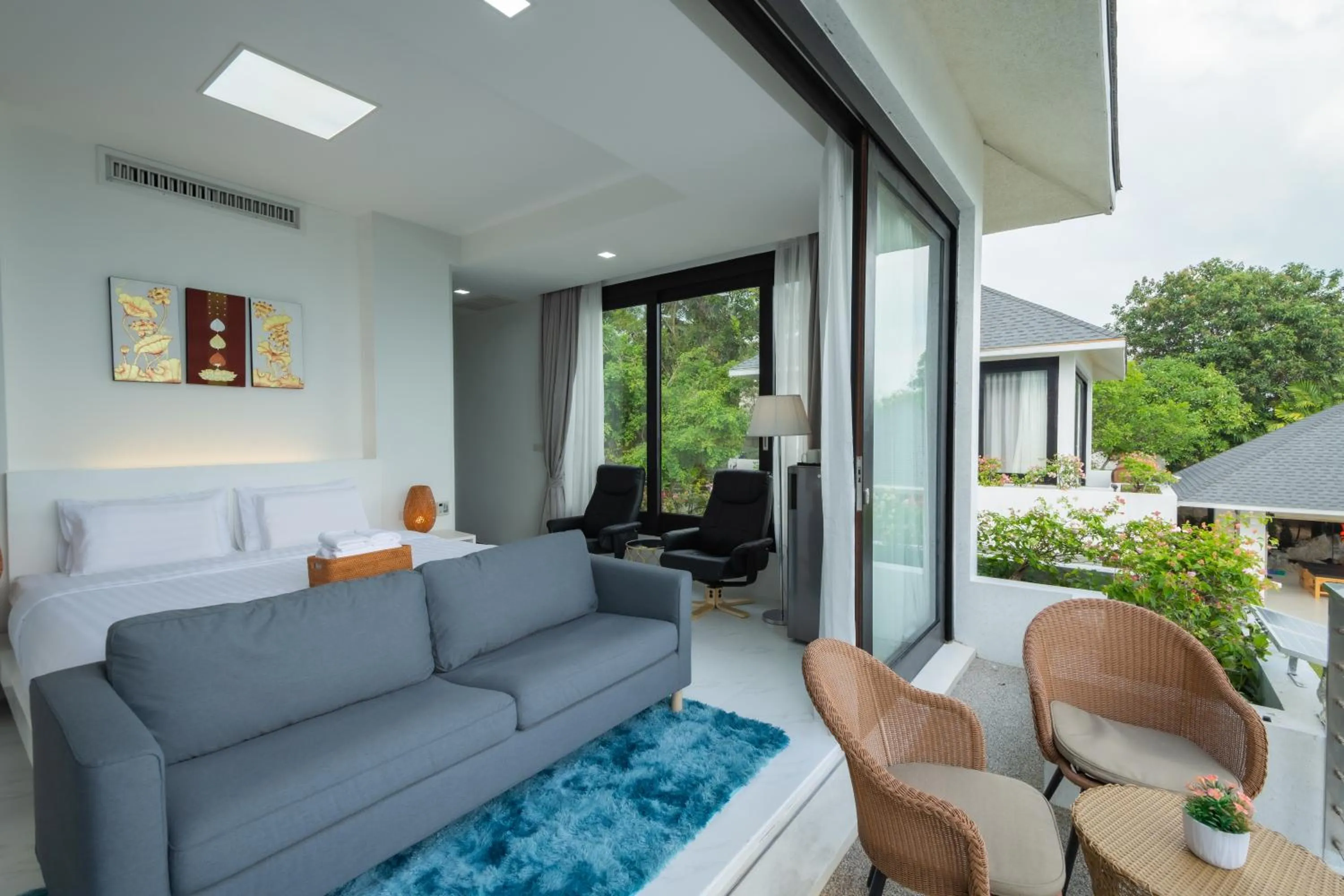 Bedroom in Bluemango Pool Villa & Resort Koh Samui