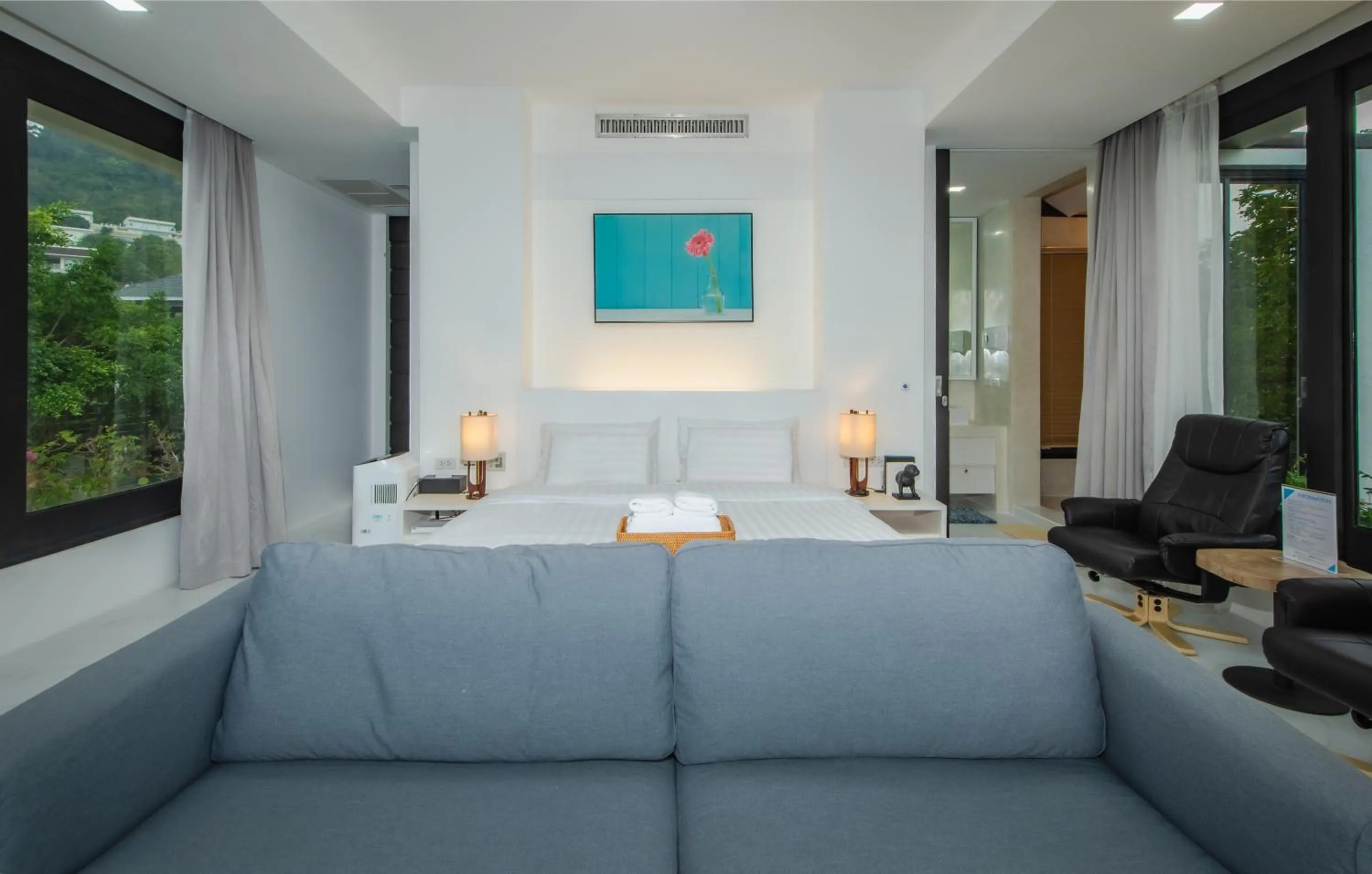 Seating area in Bluemango Pool Villa & Resort Koh Samui