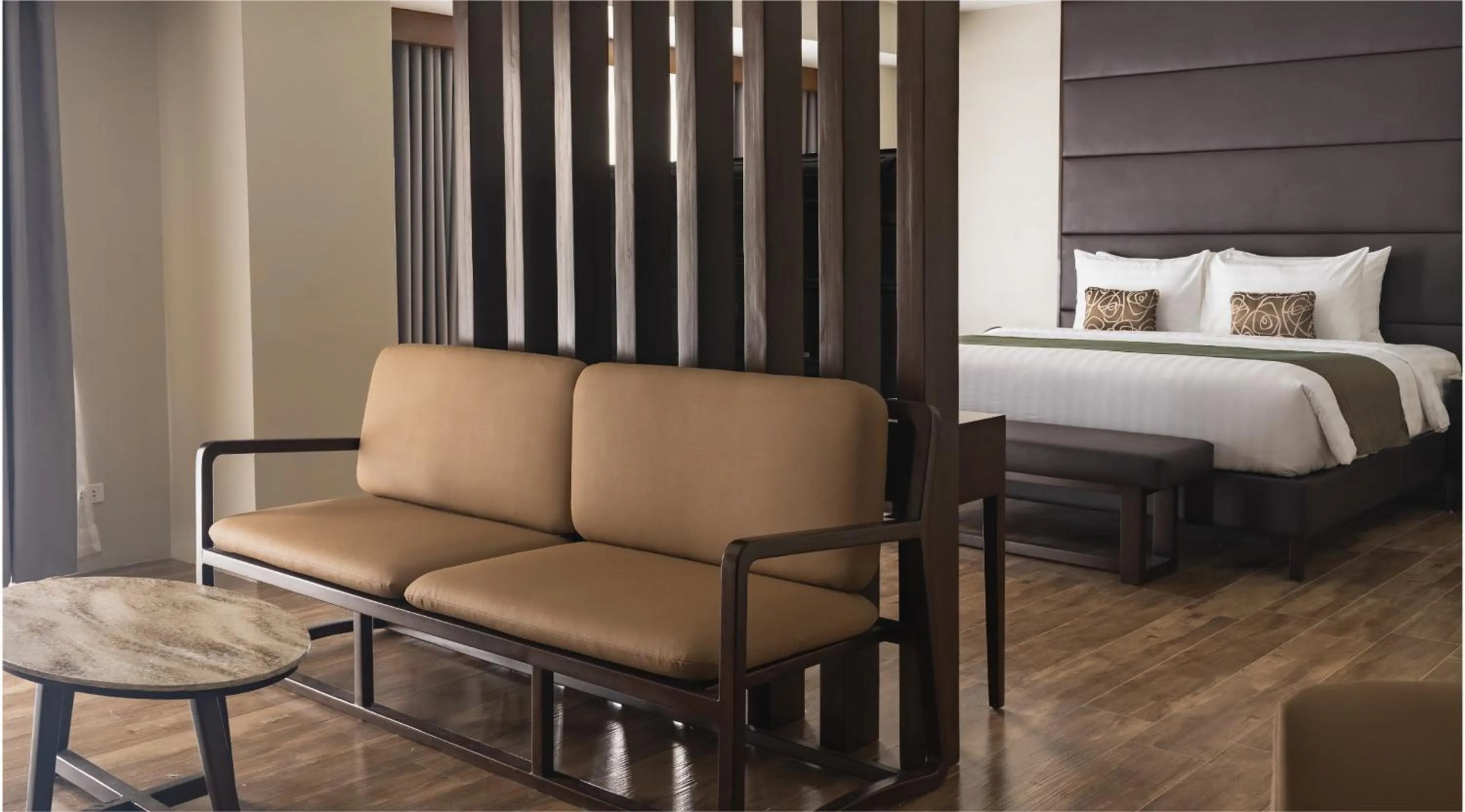 Seating area, Bed in Canyon Hotels & Resorts Boracay