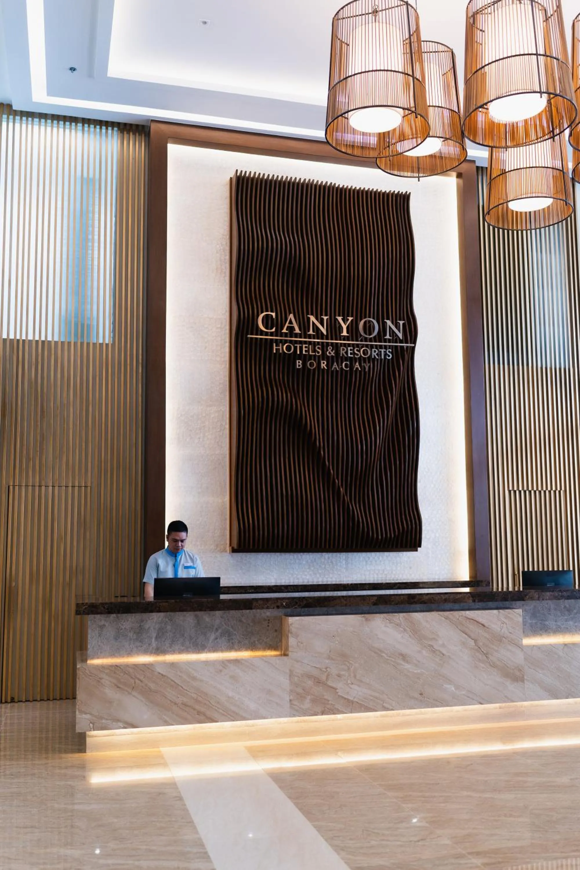 Lobby or reception in Canyon Hotels & Resorts Boracay