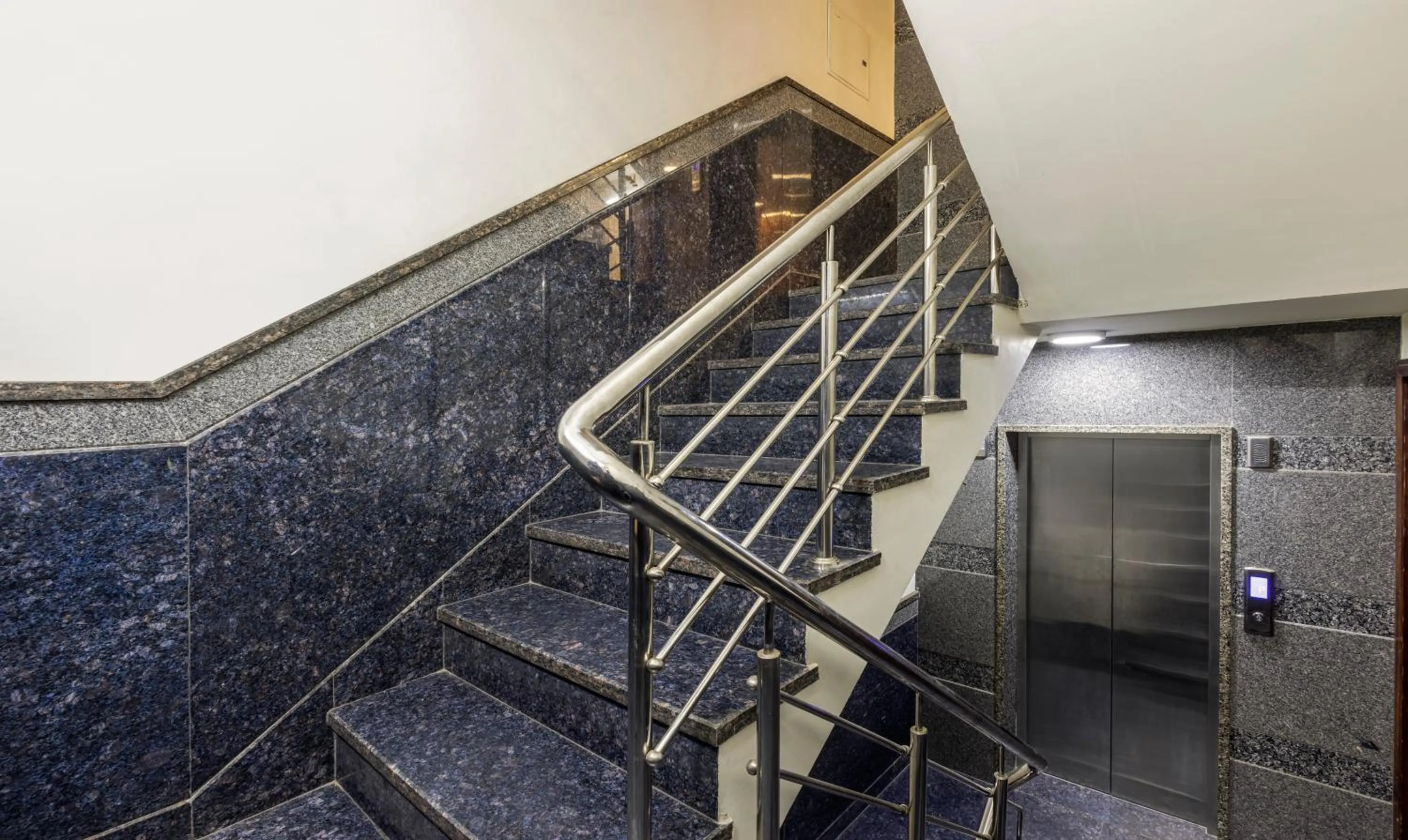 elevator in Treebo MVM Residency