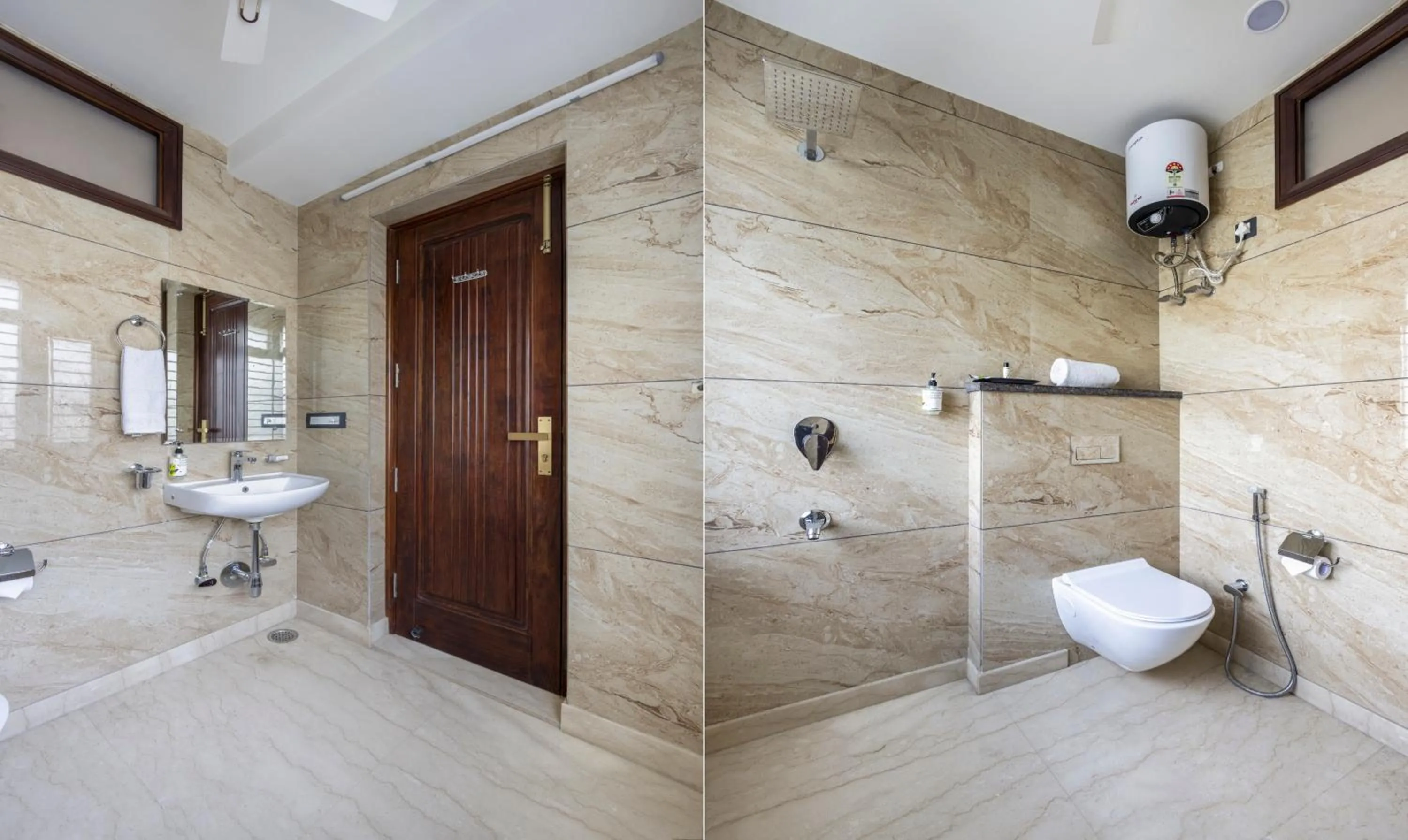 Bathroom in Treebo MVM Residency