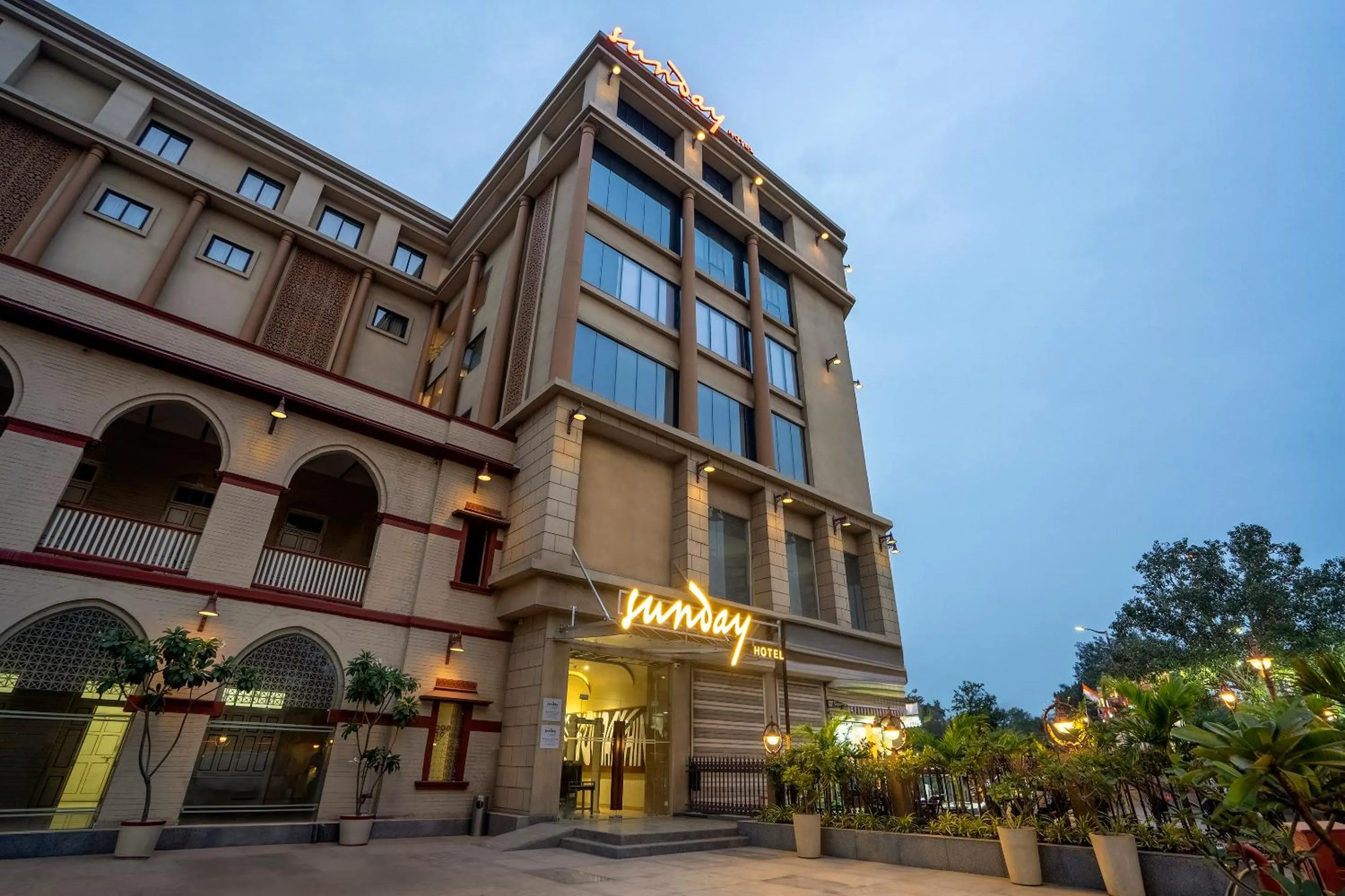 Property building in Sunday Hotel Vadodara