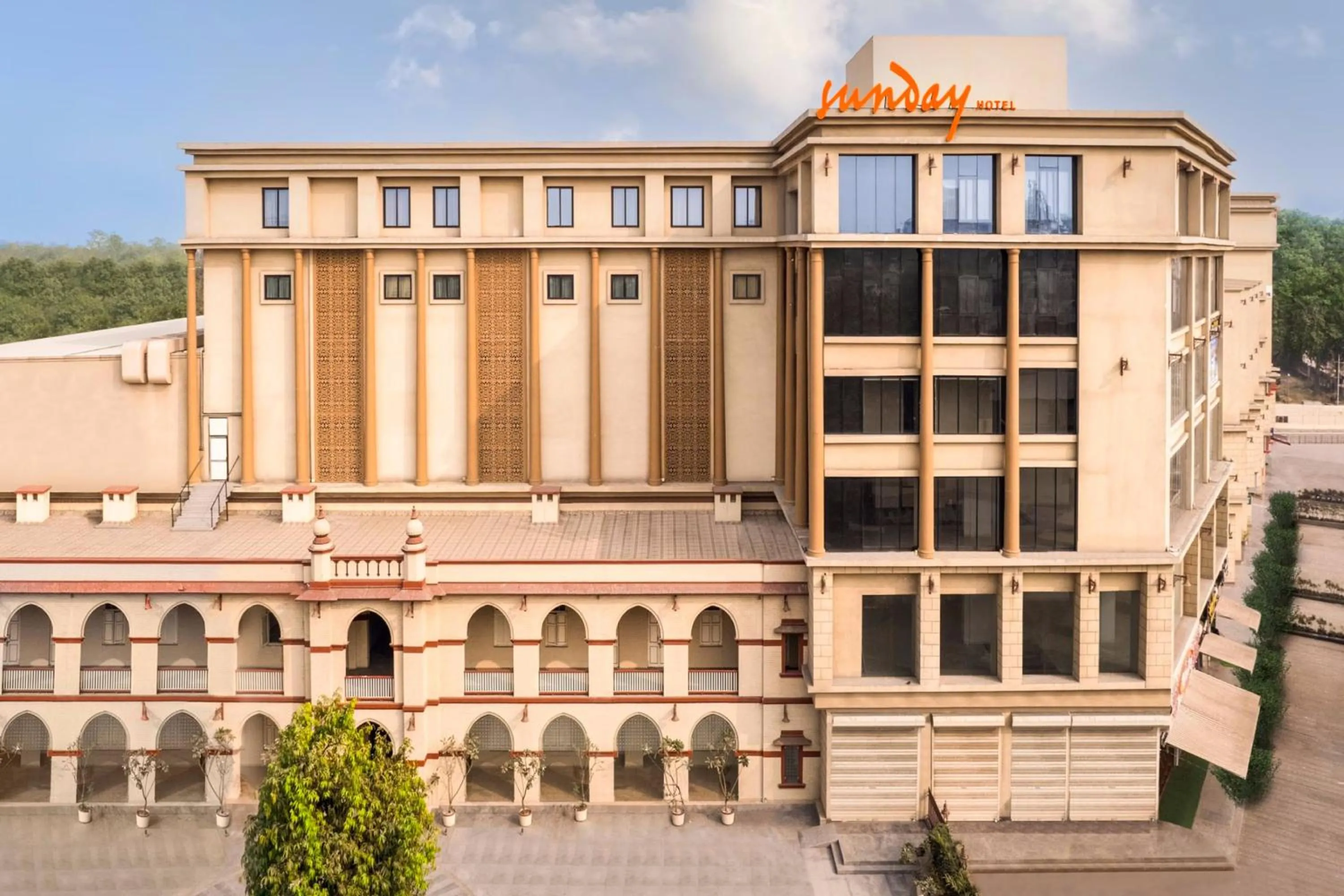 Facade/entrance in Sunday Hotel by CheckIn Vadodara
