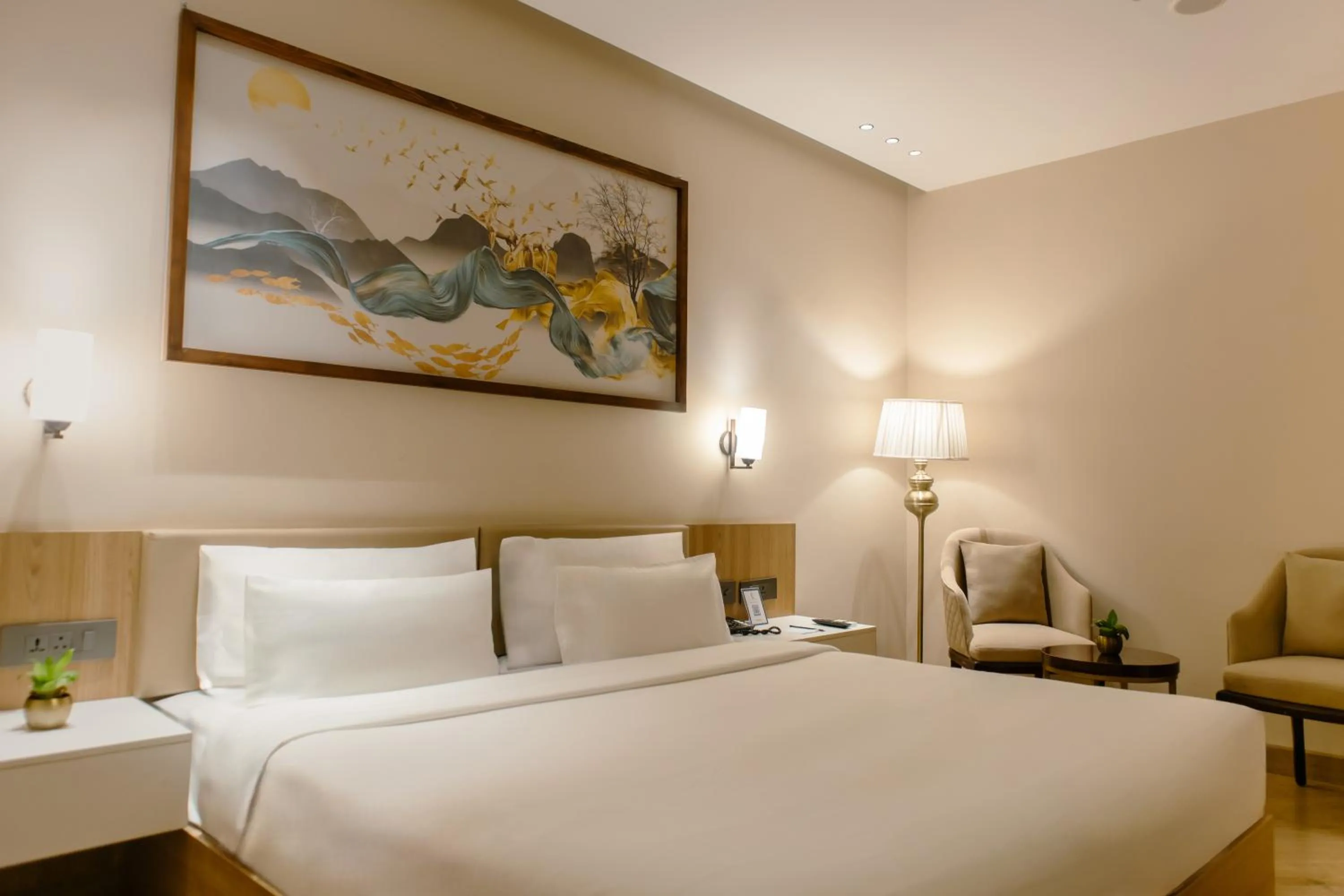 Bed in Udman Hotel Gurugram