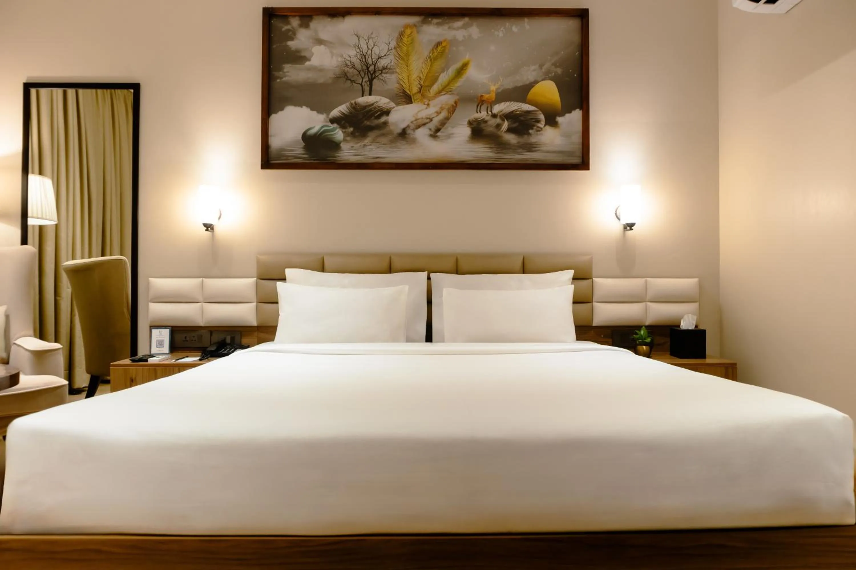 Bed in Udman Hotel Gurugram
