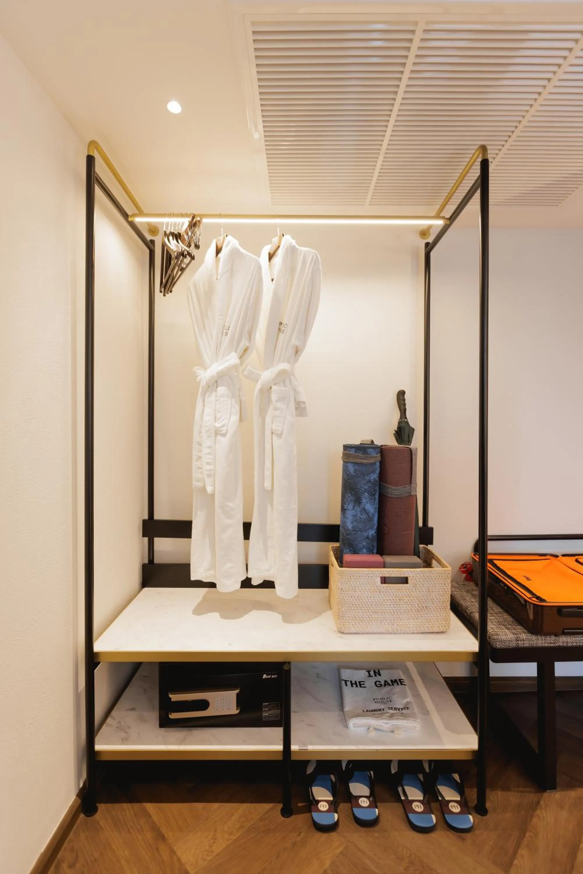 wardrobe in Public House Bangkok, a Member of Design Hotels