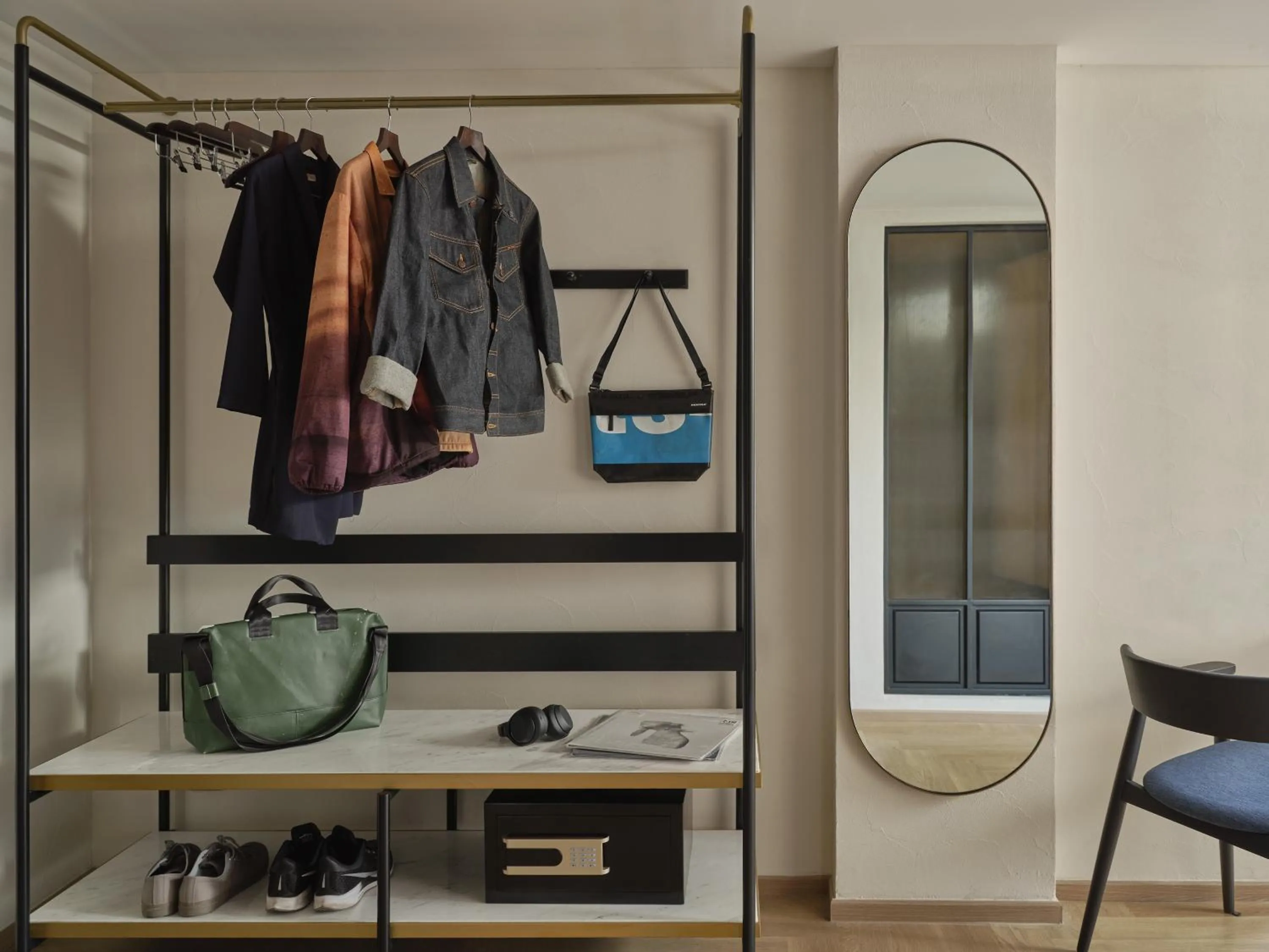 wardrobe in Public House Bangkok, a Member of Design Hotels