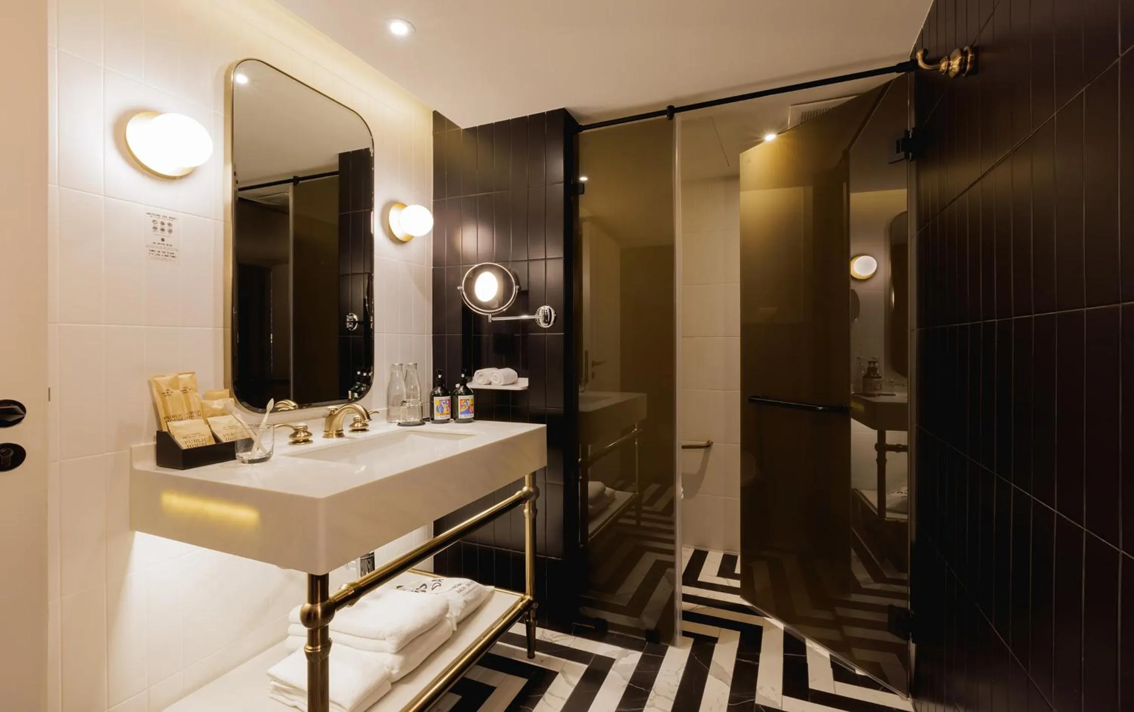 Bathroom in Public House Bangkok, a Member of Design Hotels