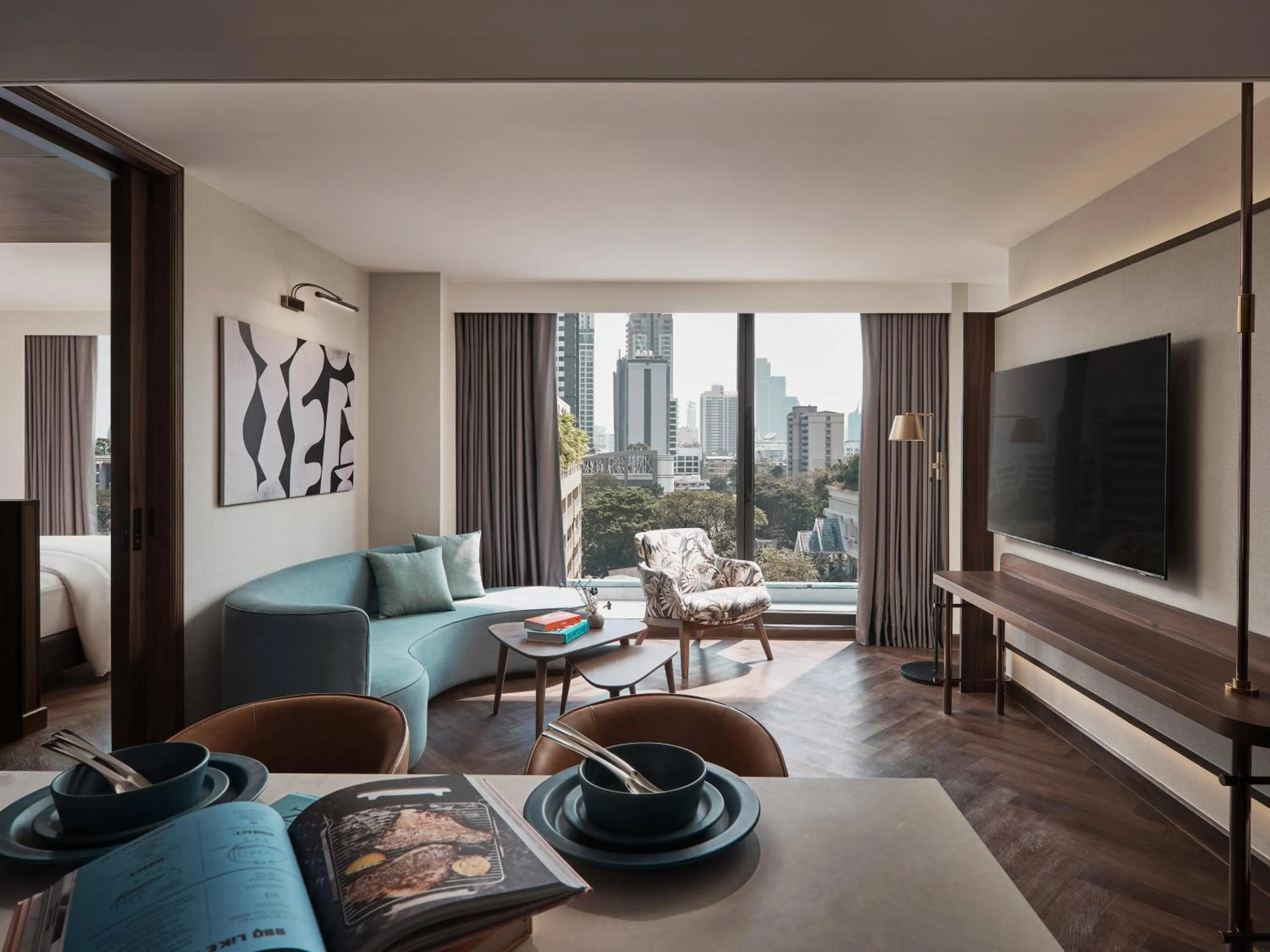 Living room in Public House Bangkok, a Member of Design Hotels