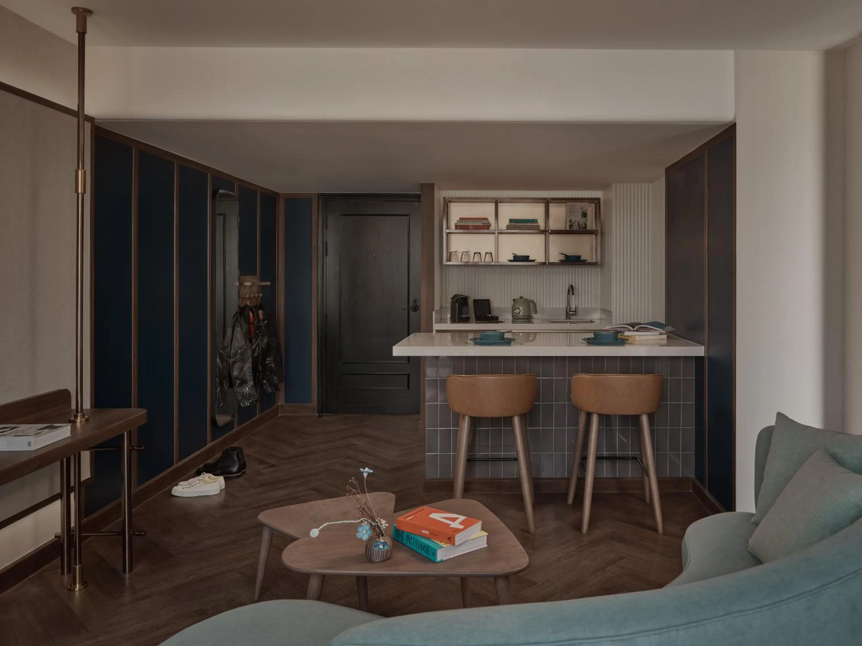 Kitchen or kitchenette in Public House Bangkok, a Member of Design Hotels