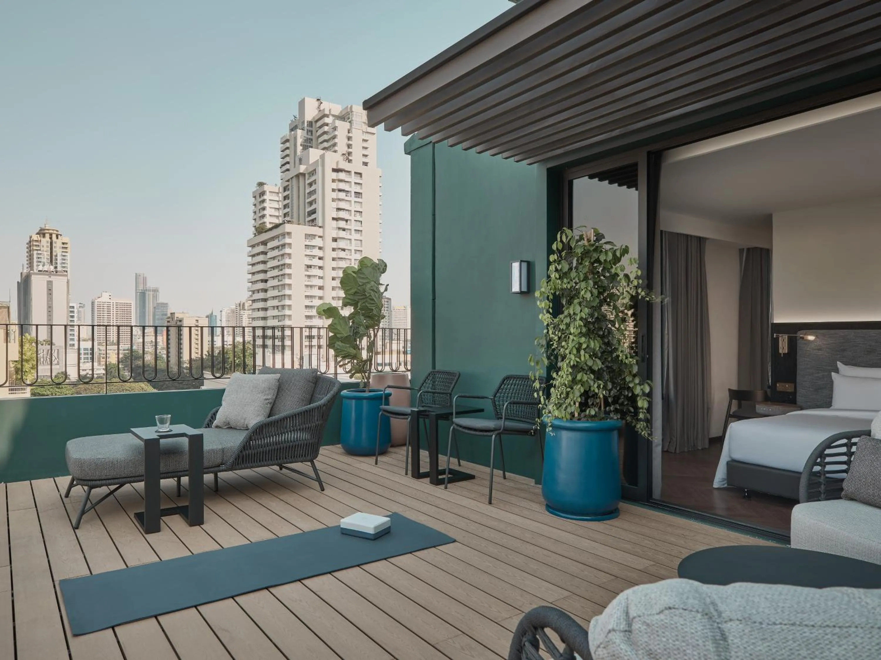 Balcony/Terrace in Public House Bangkok, a Member of Design Hotels