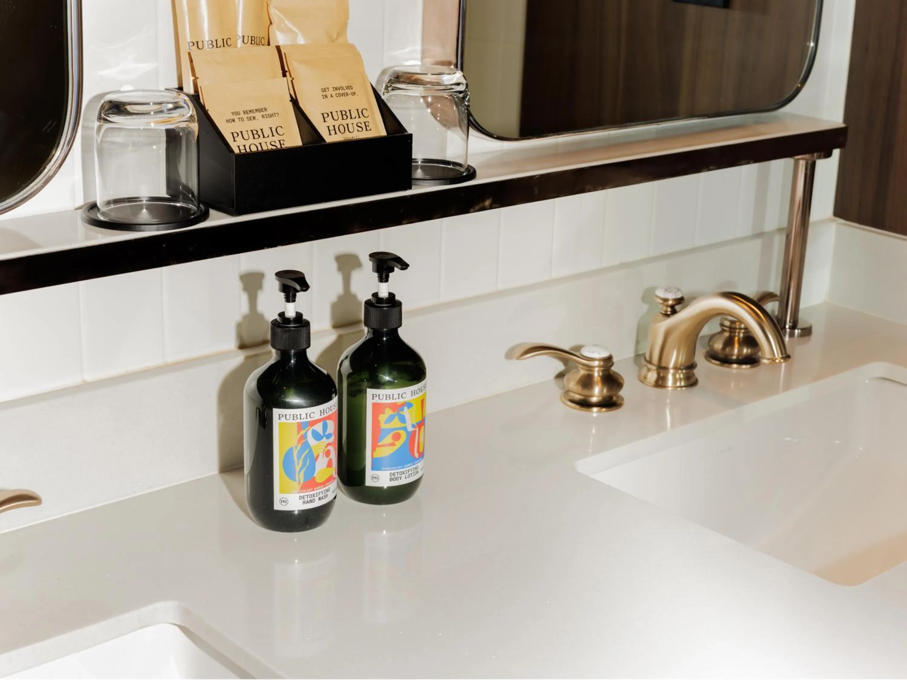 Bathroom in Public House Bangkok, a Member of Design Hotels