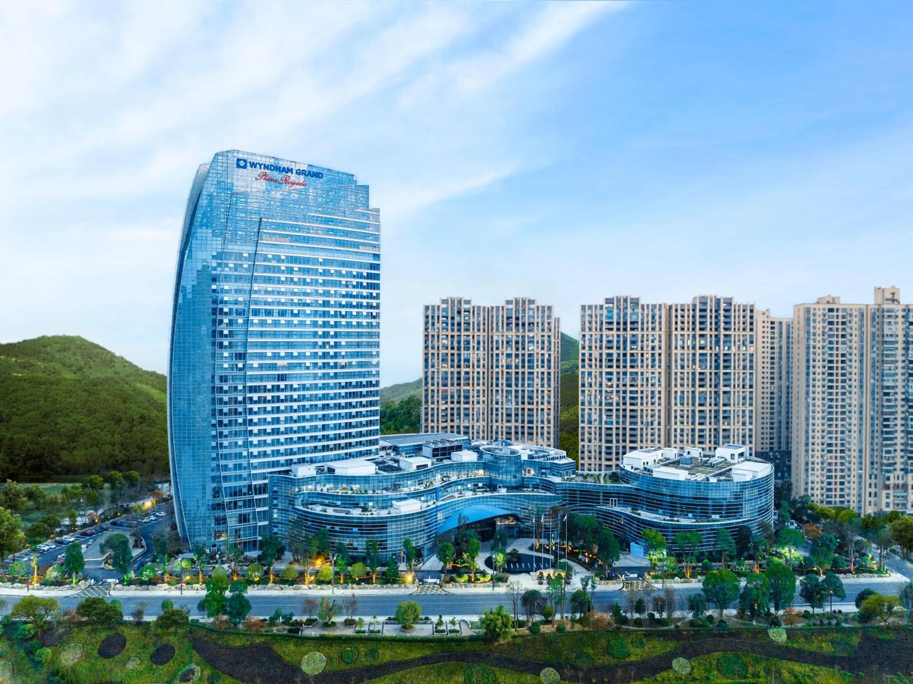 Property building in Wyndham Grand Plaza Royale Yujia Anhua