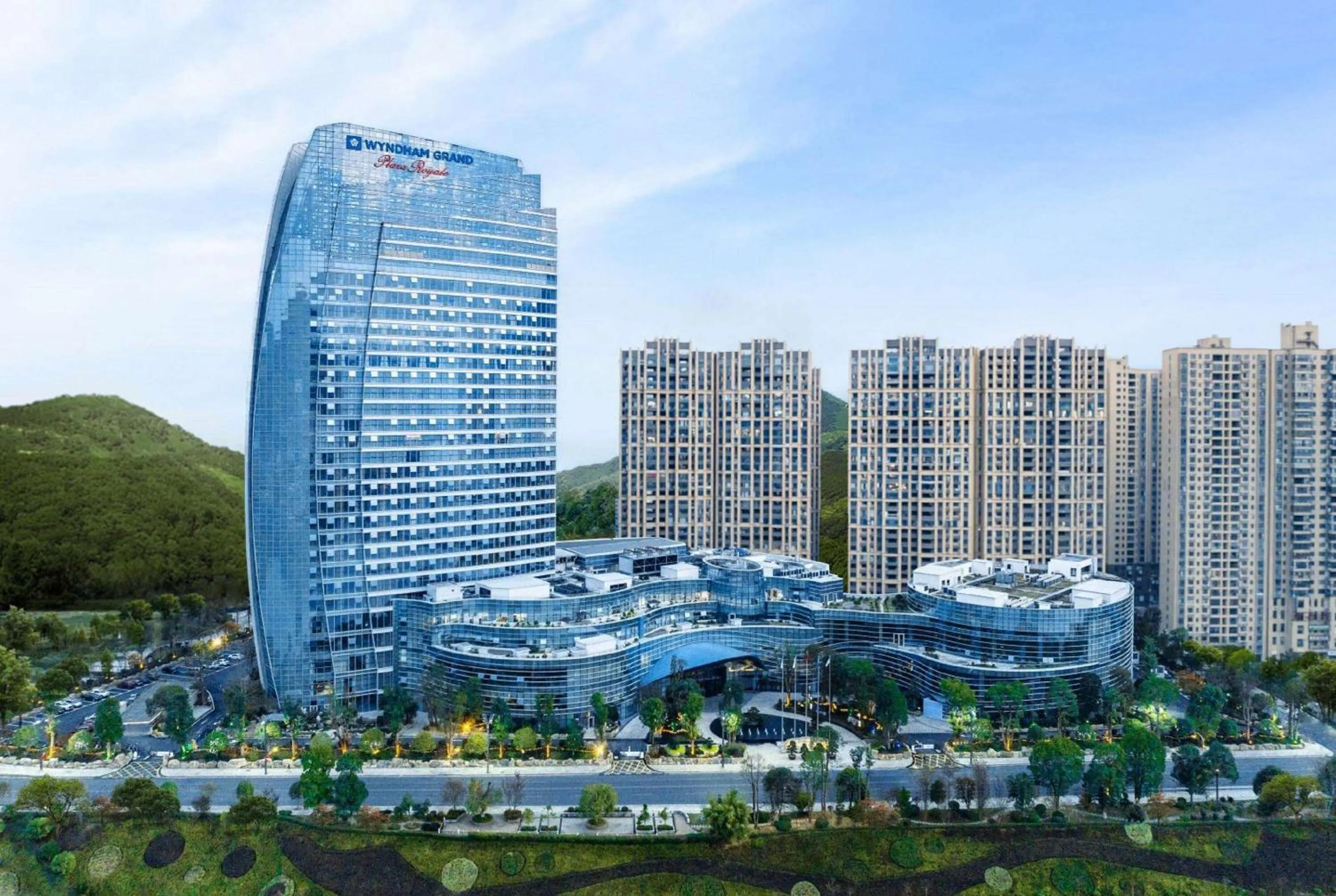 Property building in Wyndham Grand Plaza Royale Yujia Anhua