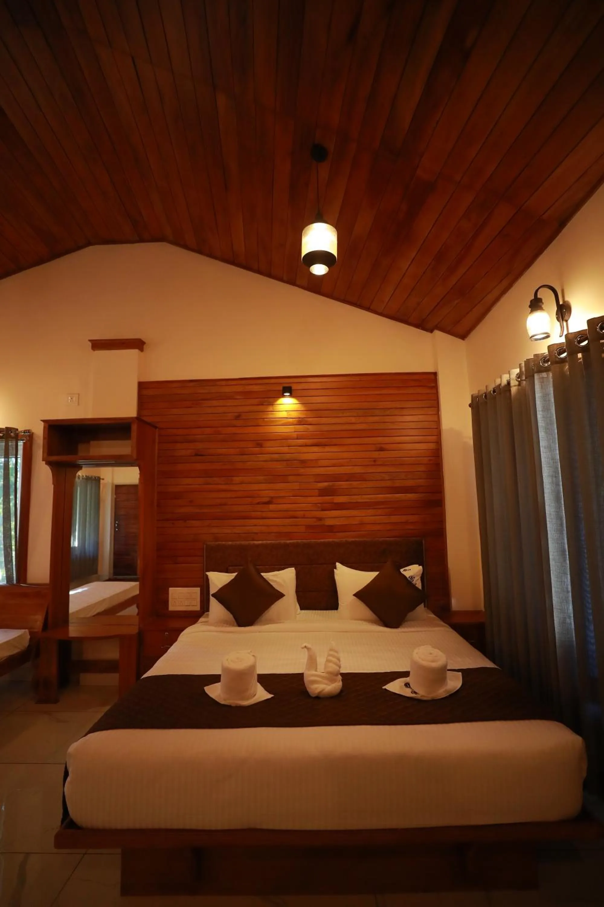 Bedroom, Bed in Coorg Coffee Bean Resort Madikeri