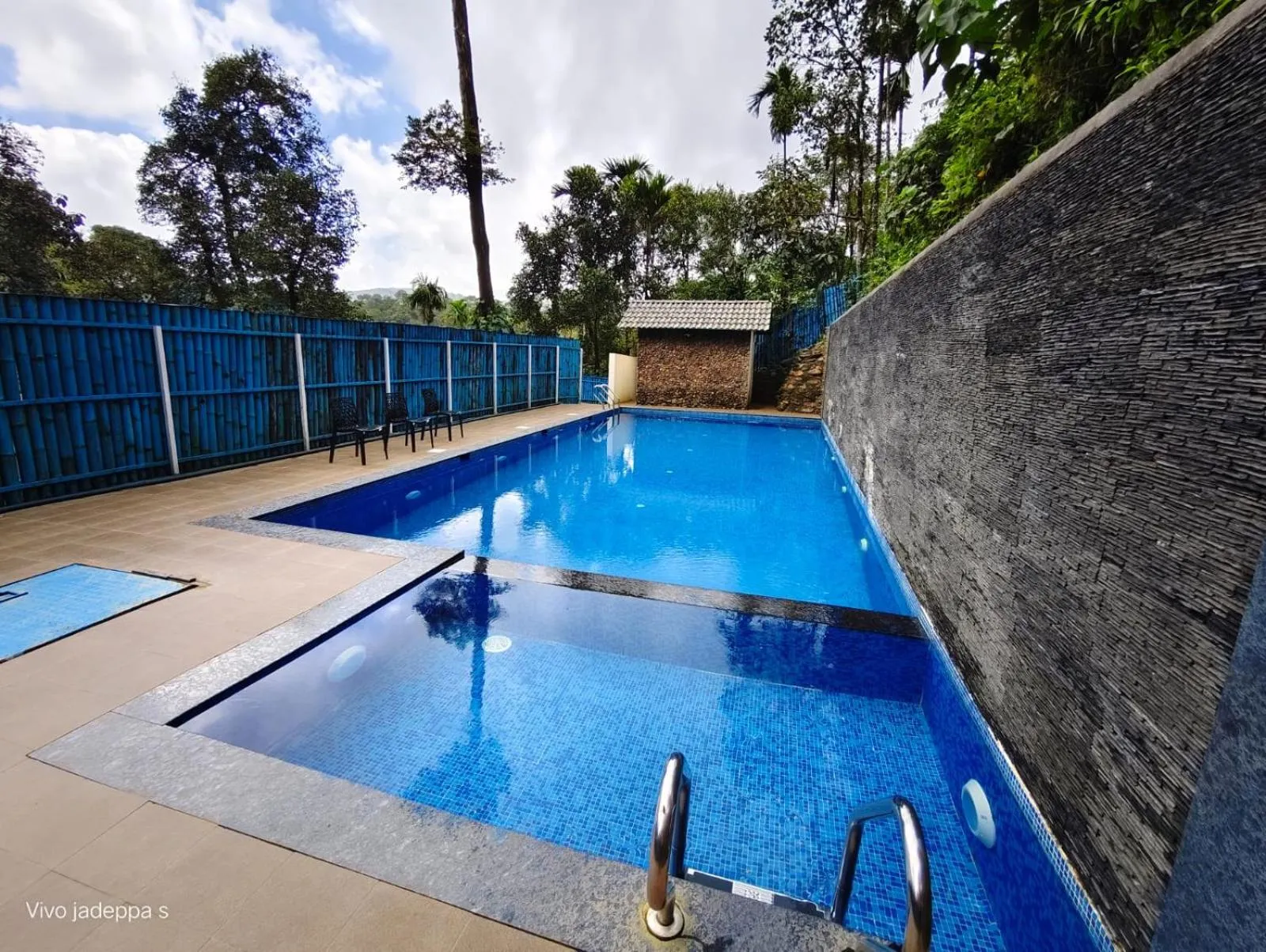 Swimming pool in Coorg Coffee Bean Resort Madikeri