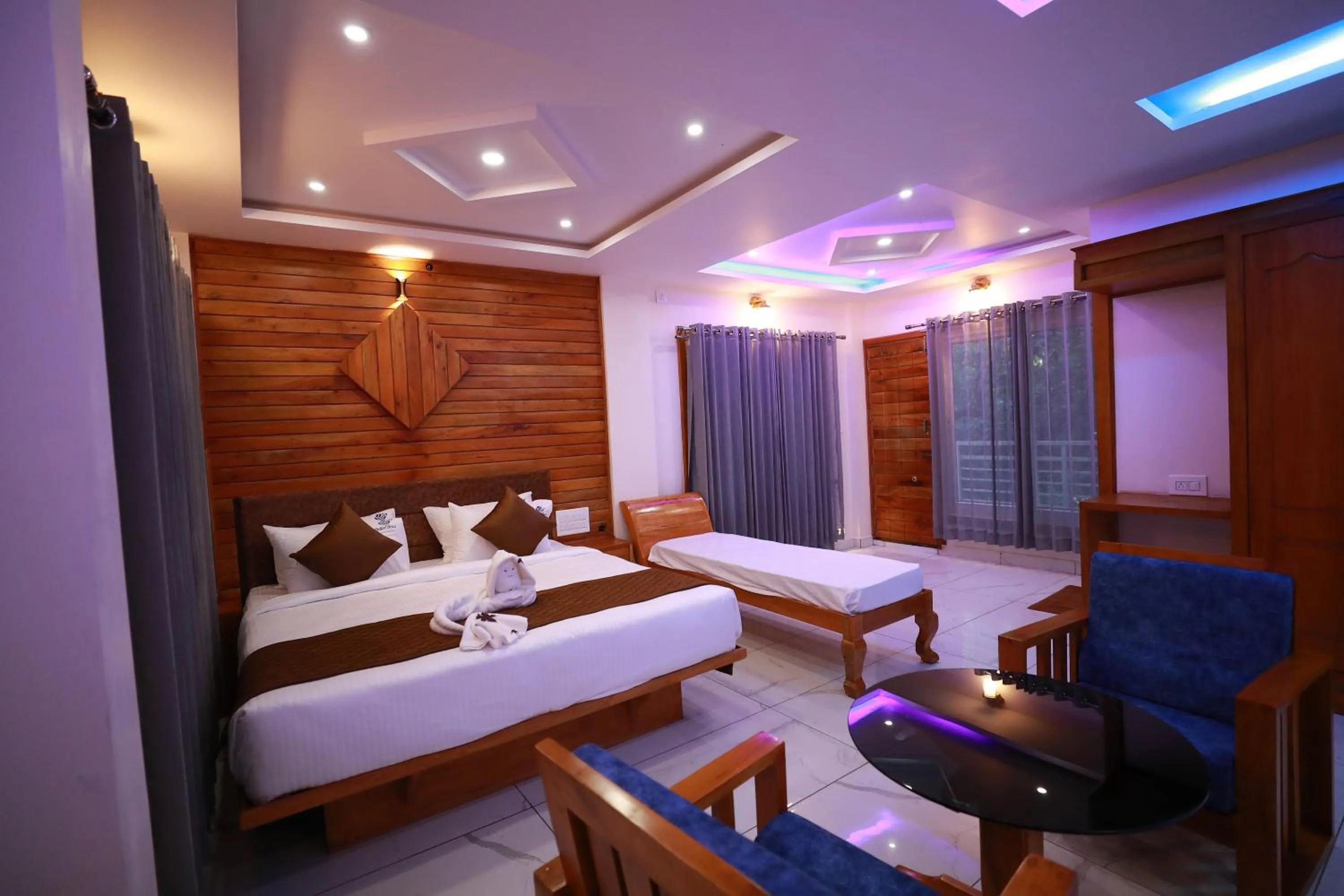 Bed in Coorg Coffee Bean Resort Madikeri