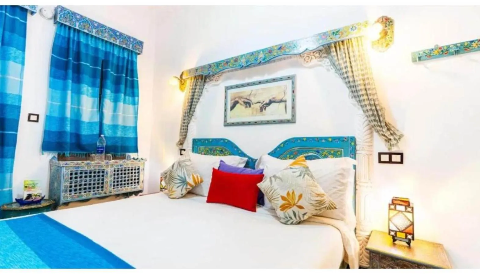 Bed in Riad 4 Jardins & Spa