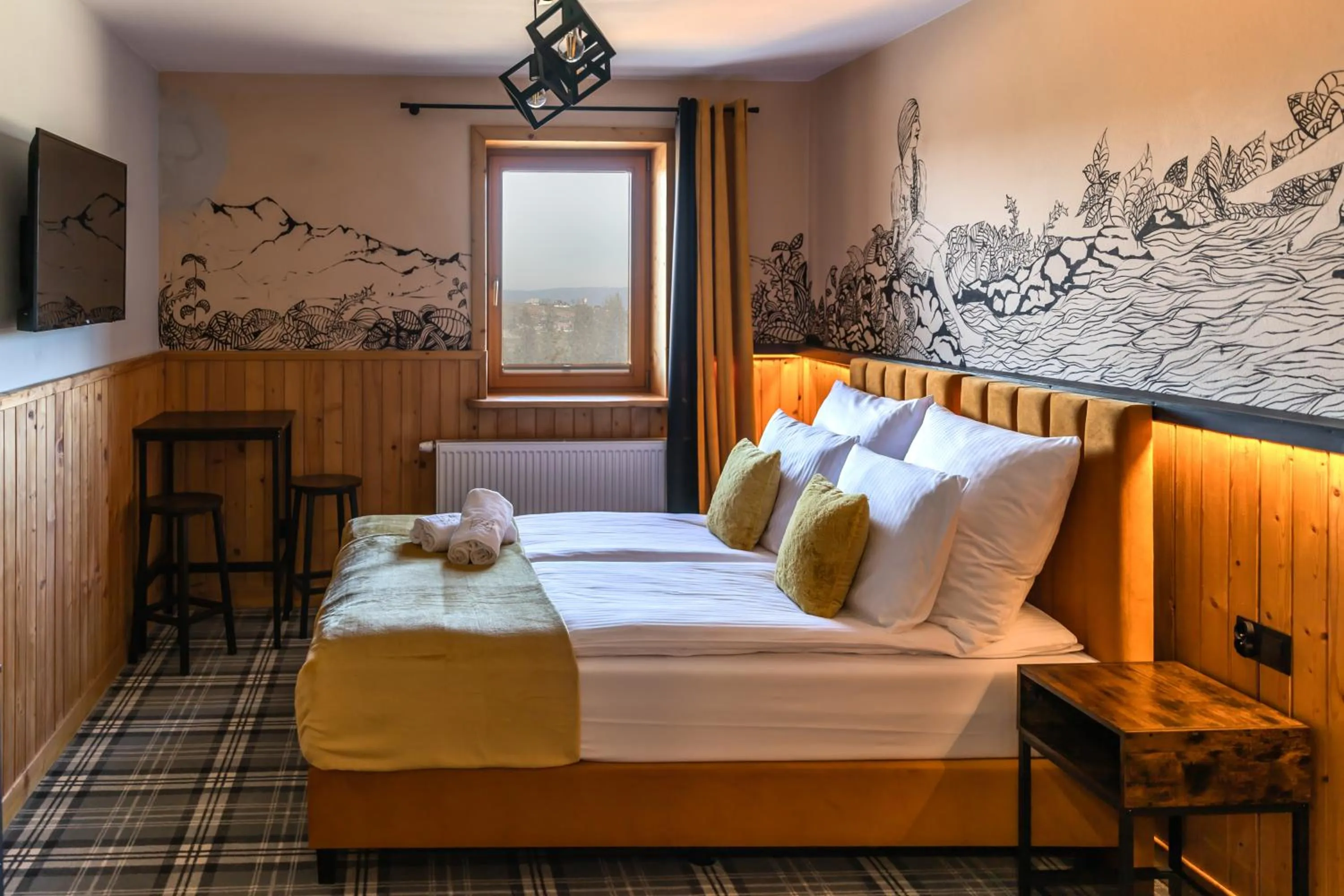 Bed in Zapotoczny Residence