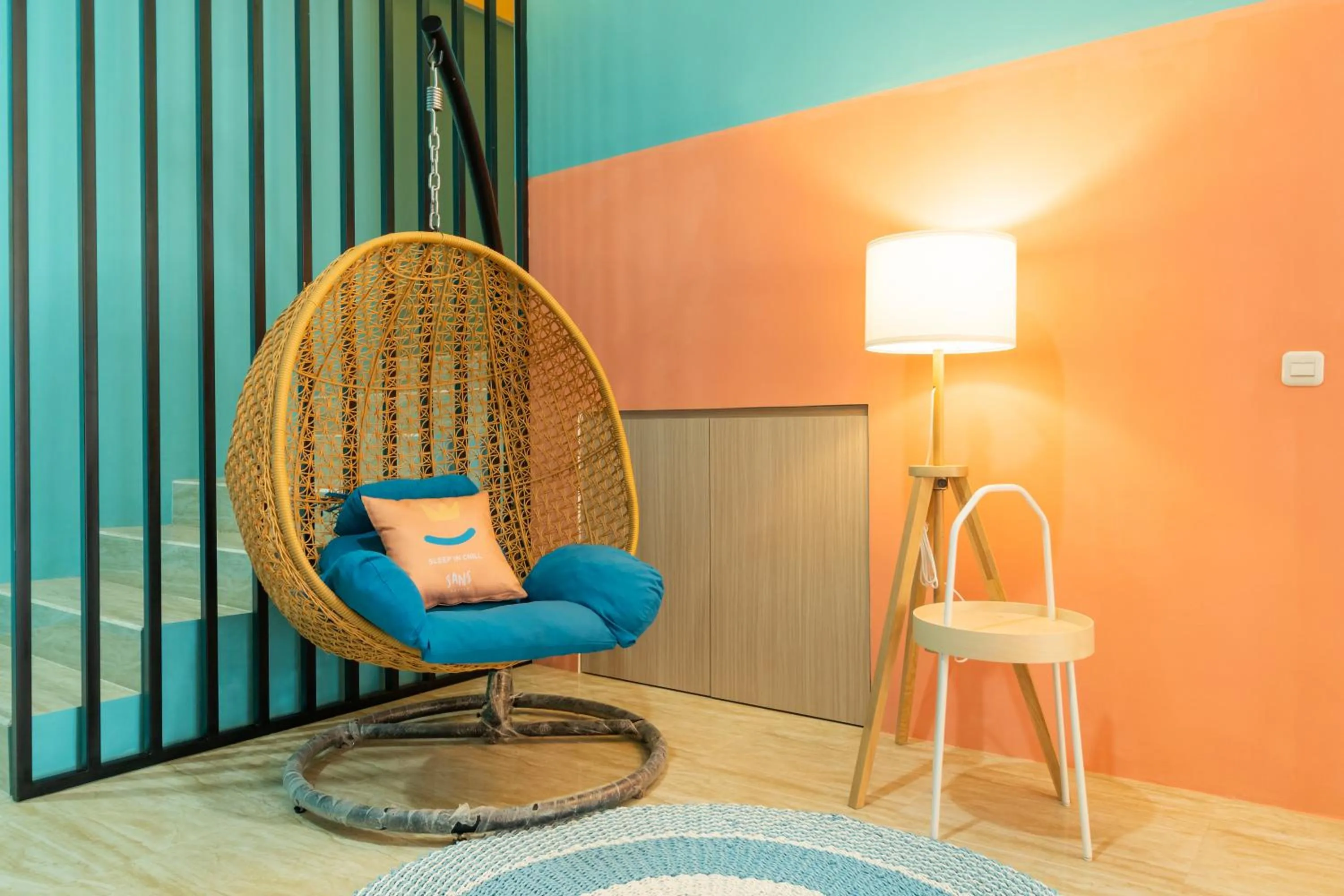 Seating area in Sans Hotel Bubulak Bogor