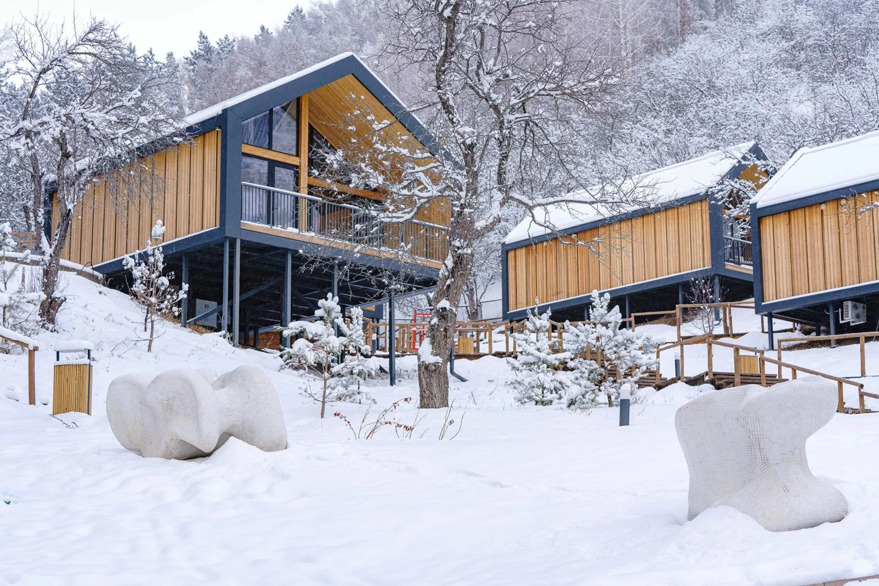 Property building in Qazaq Auyl Eco Hotel